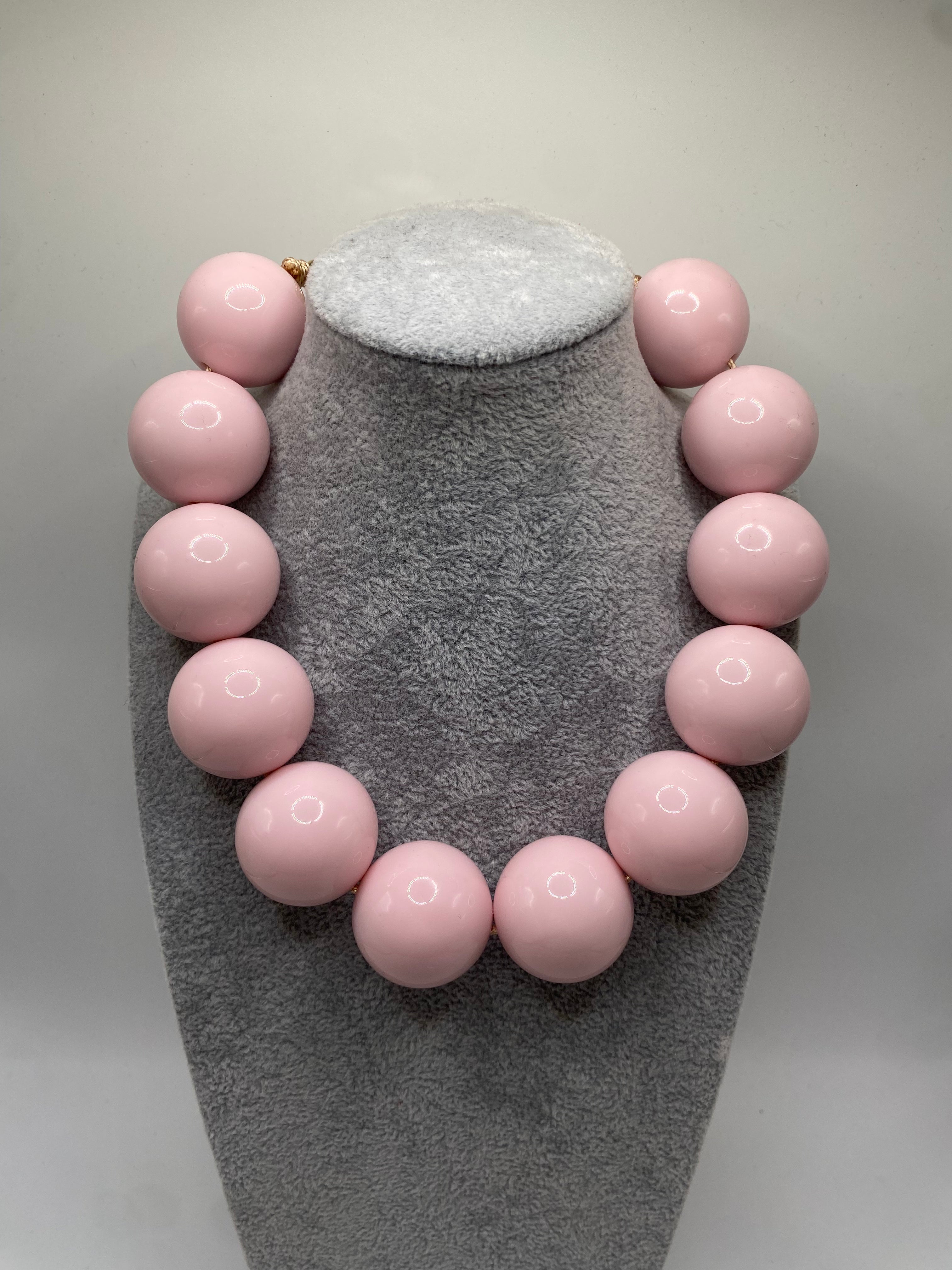 Collana PERLA BIG - ROSA