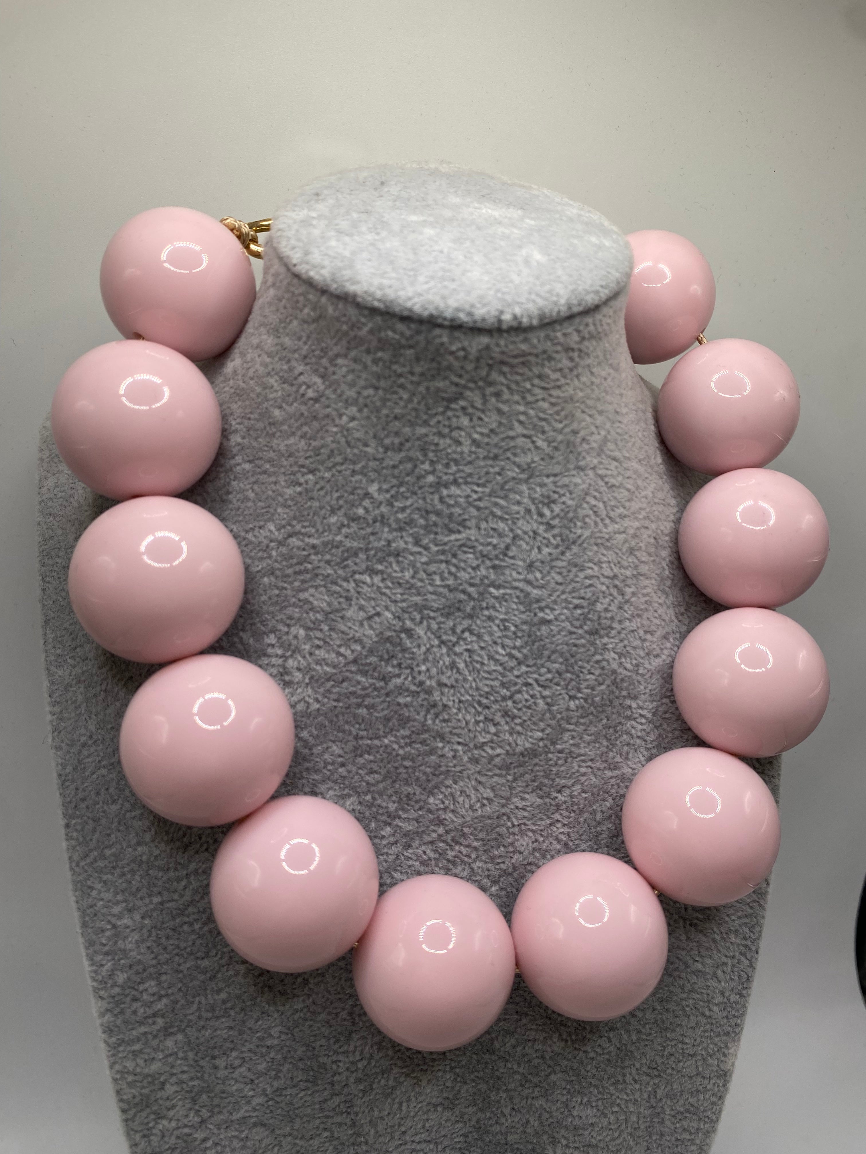 Collana PERLA BIG - ROSA