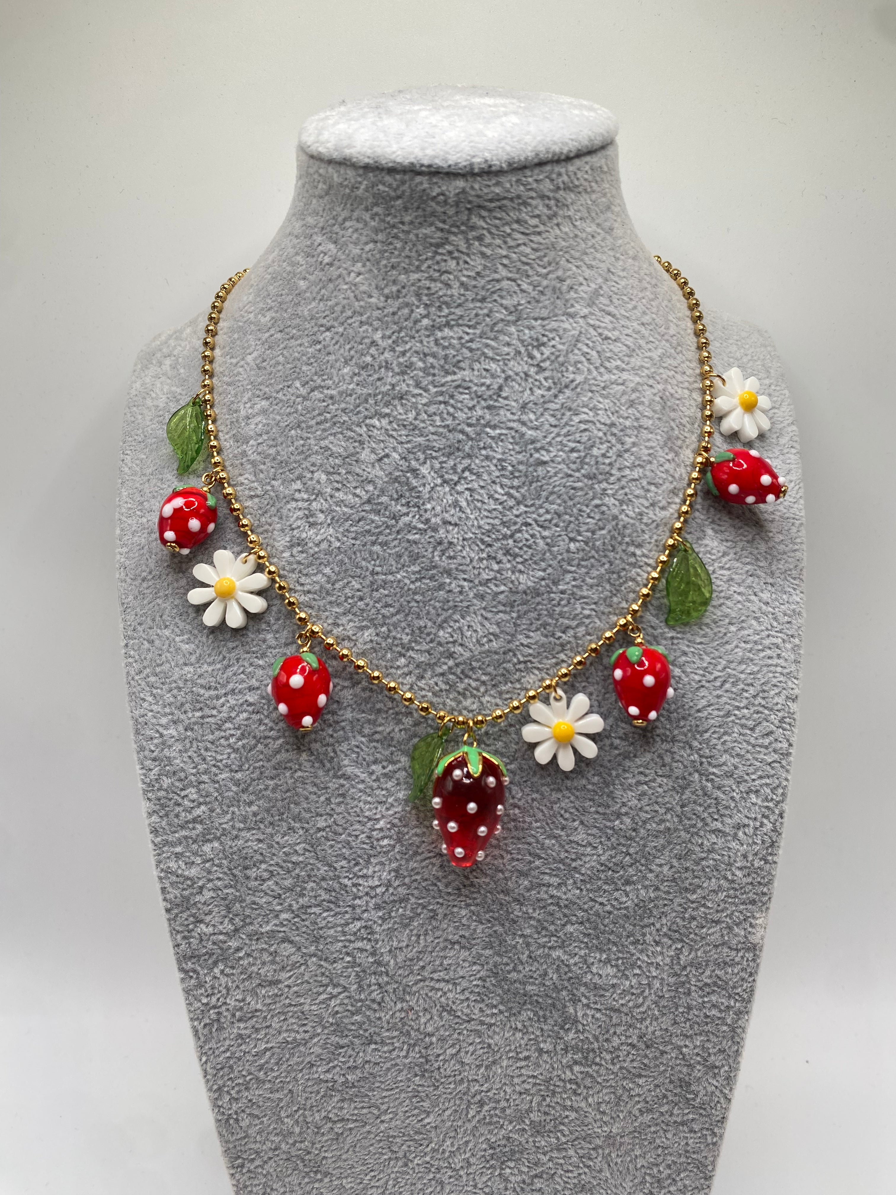 Collana FRUTTA - ROSSO