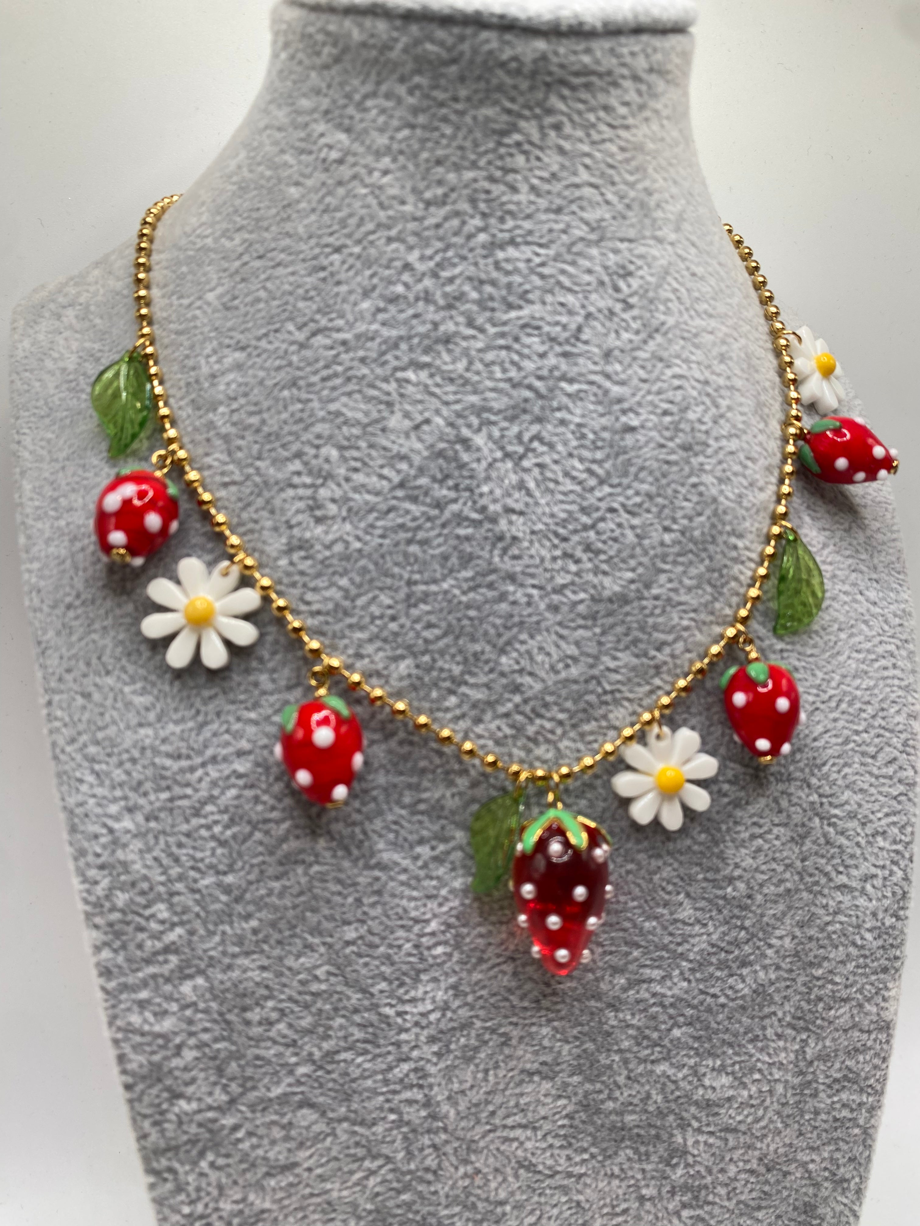 Collana FRUTTA - ROSSO