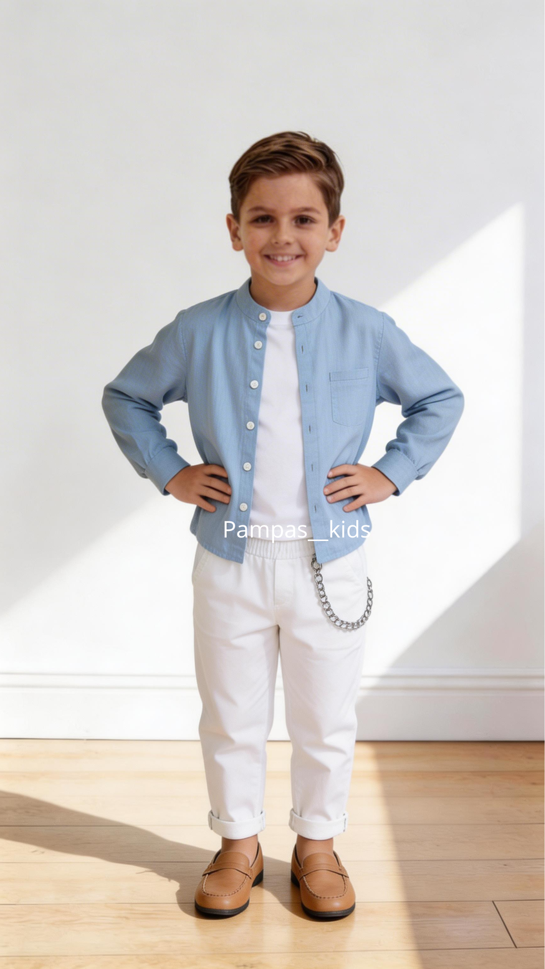 Coordinato CAMICIA 3-8A - AZZURRO