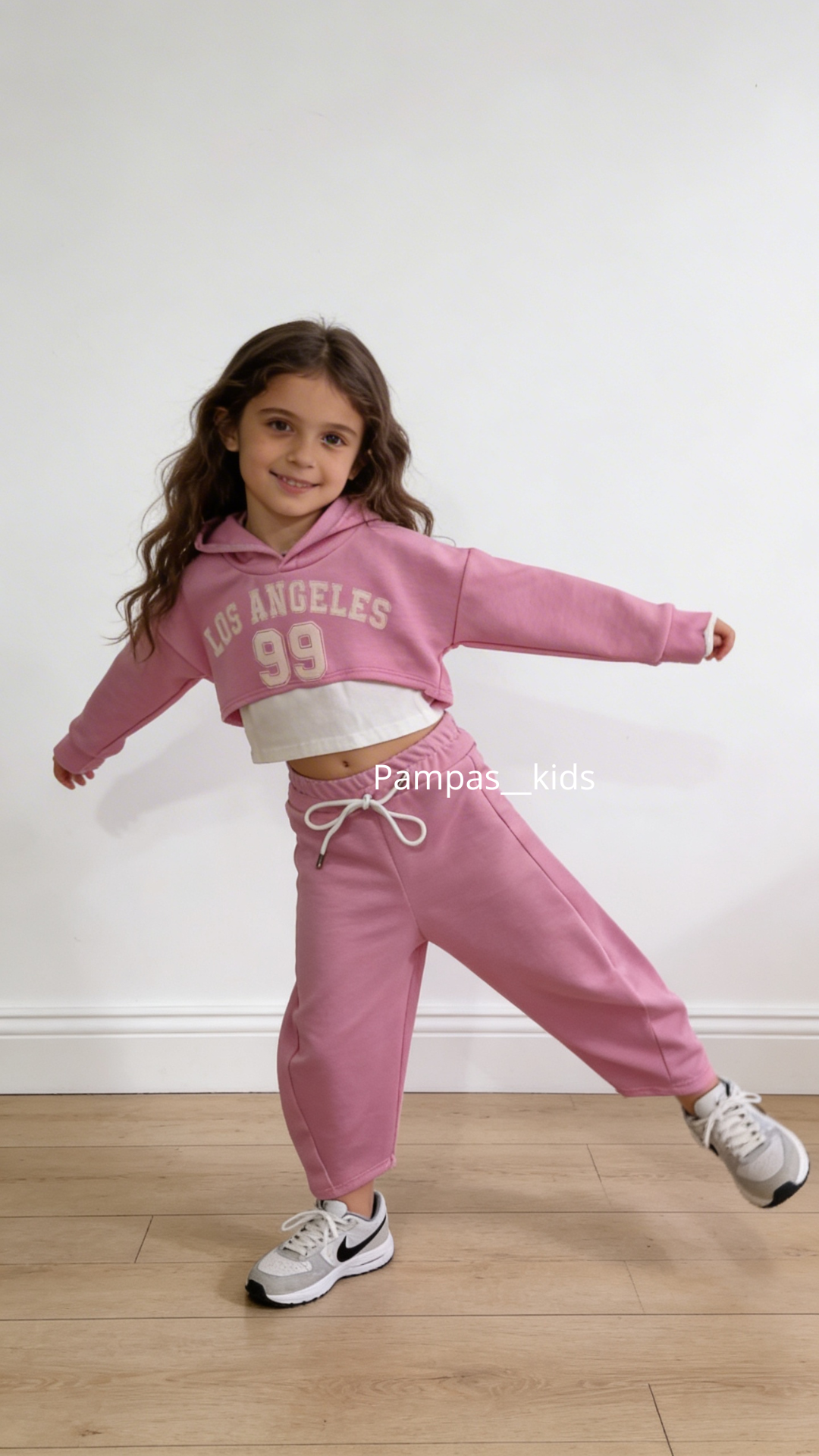 Tuta 3PZ LOSANGELES 4-14A - ROSA