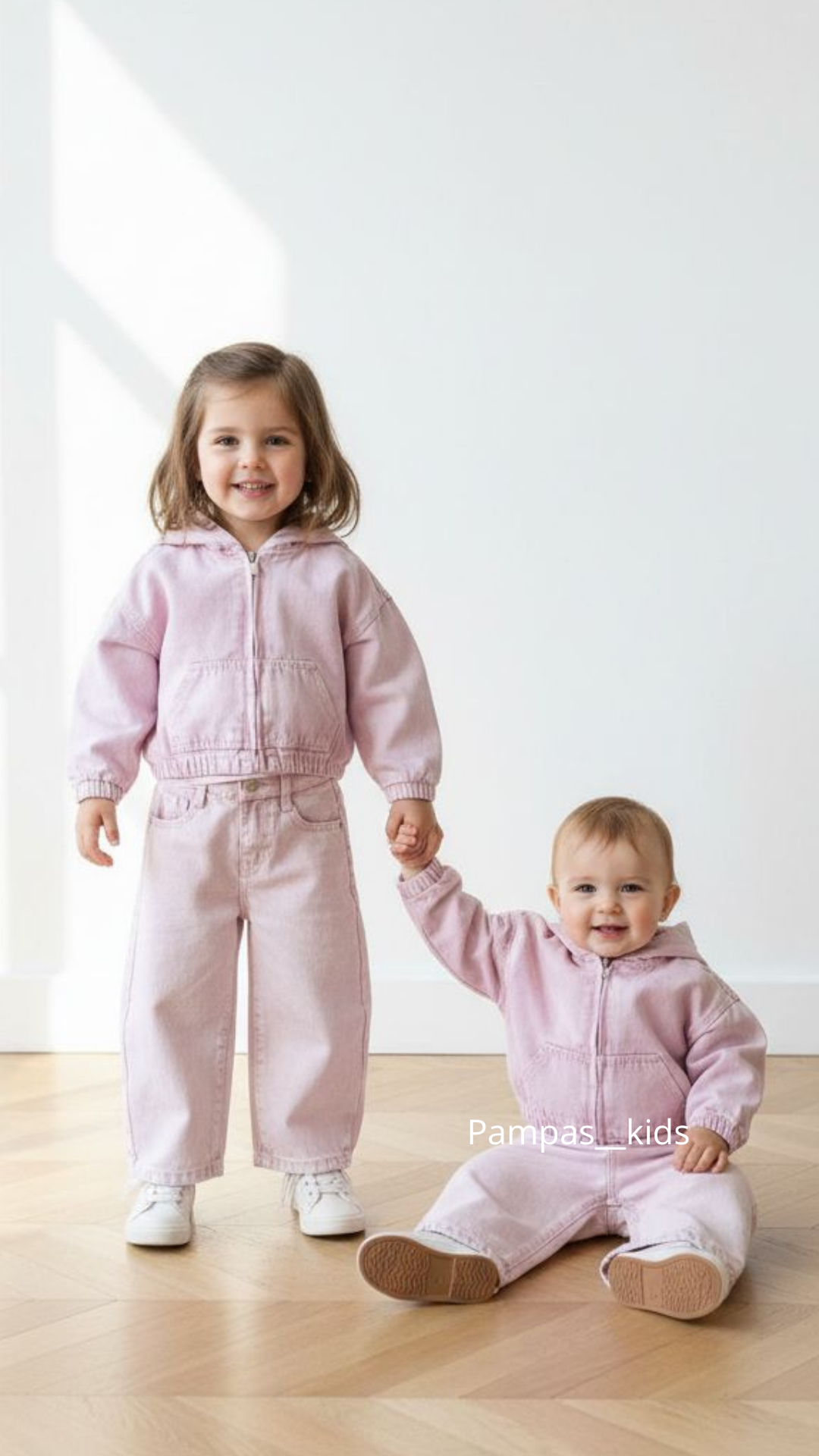 Coordinato JEANS 12-36M - ROSA