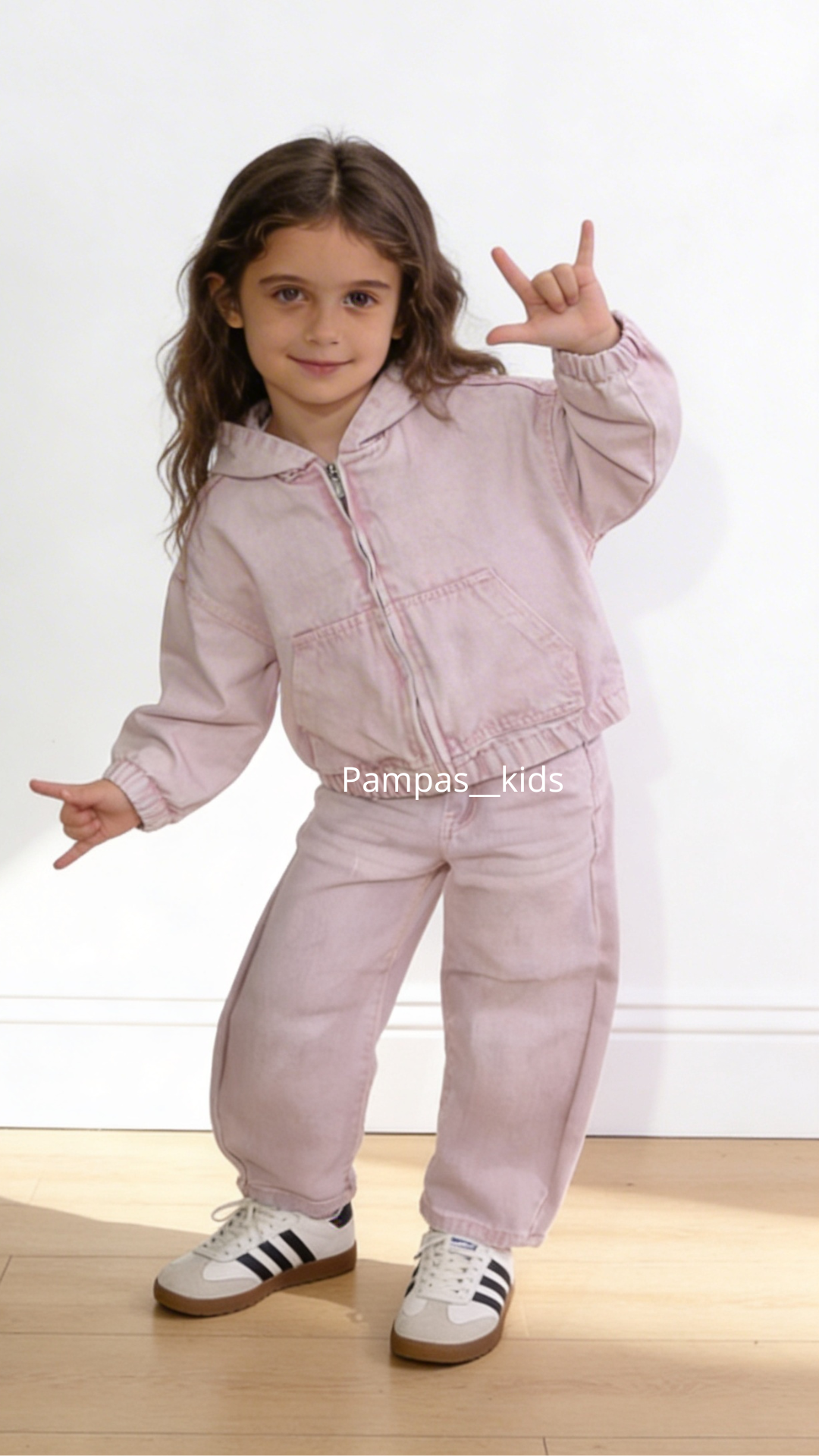 Coordinato JEANS 4-12A - ROSA