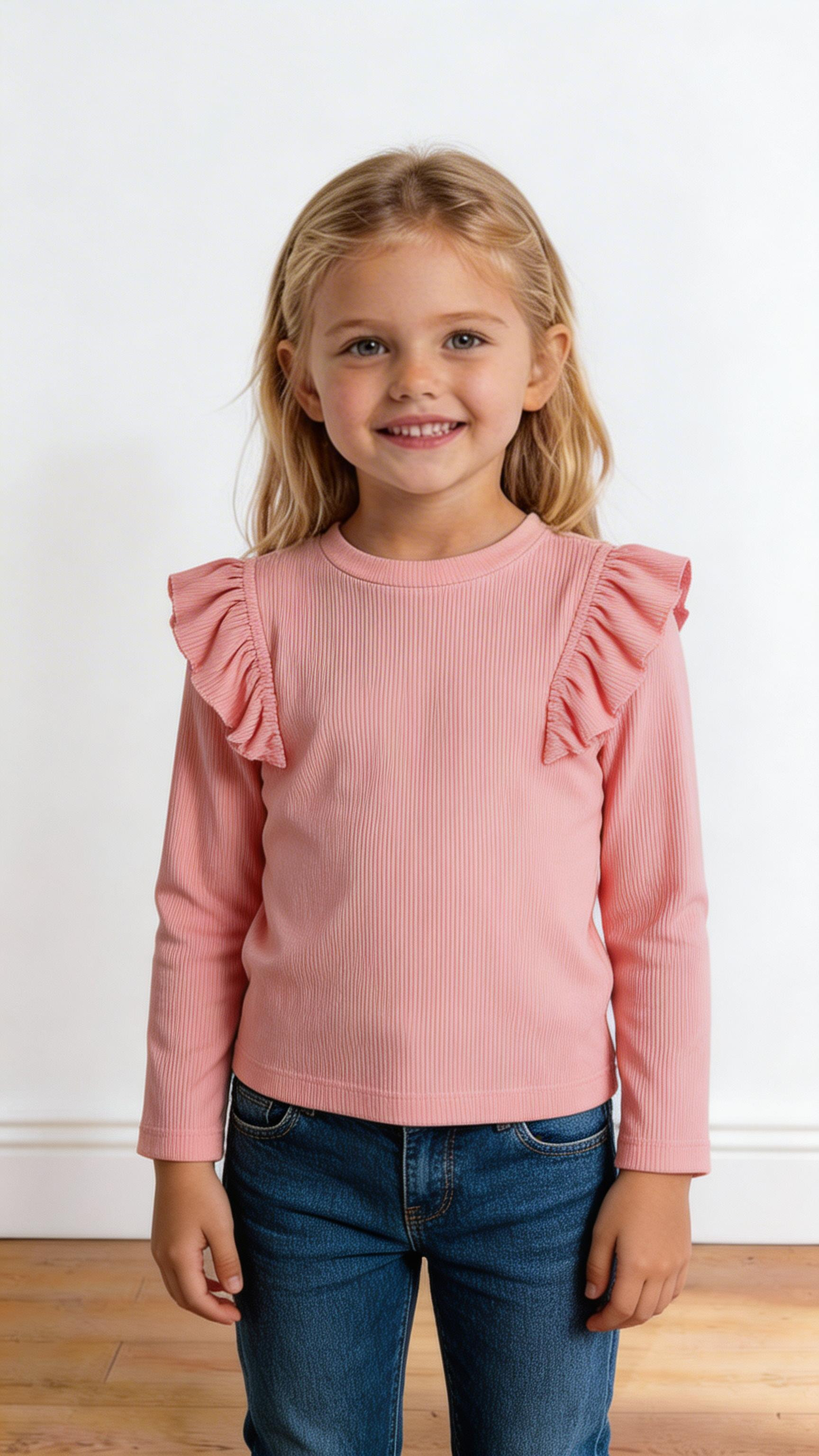 Maglia COSTINA ROUGE 4-12A - ROSA
