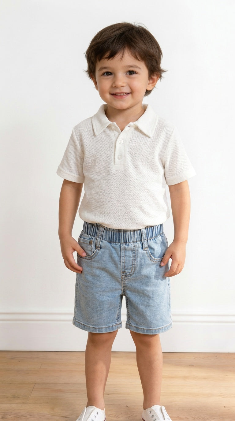 Pantaloncino MOLLA IN VITA 12-36M - JEANS
