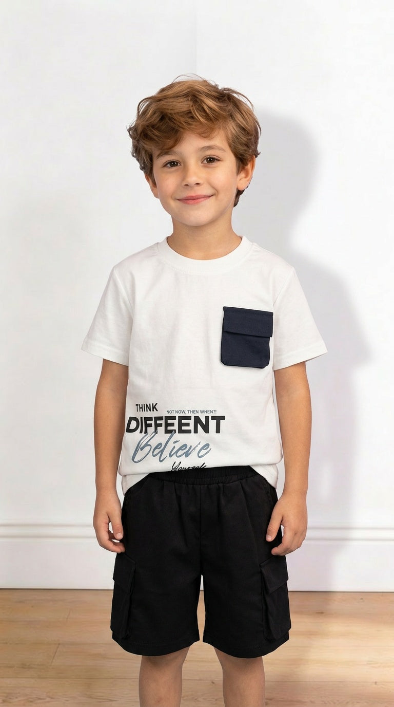 Completino DIFFEENT 4-14A - BIANCO