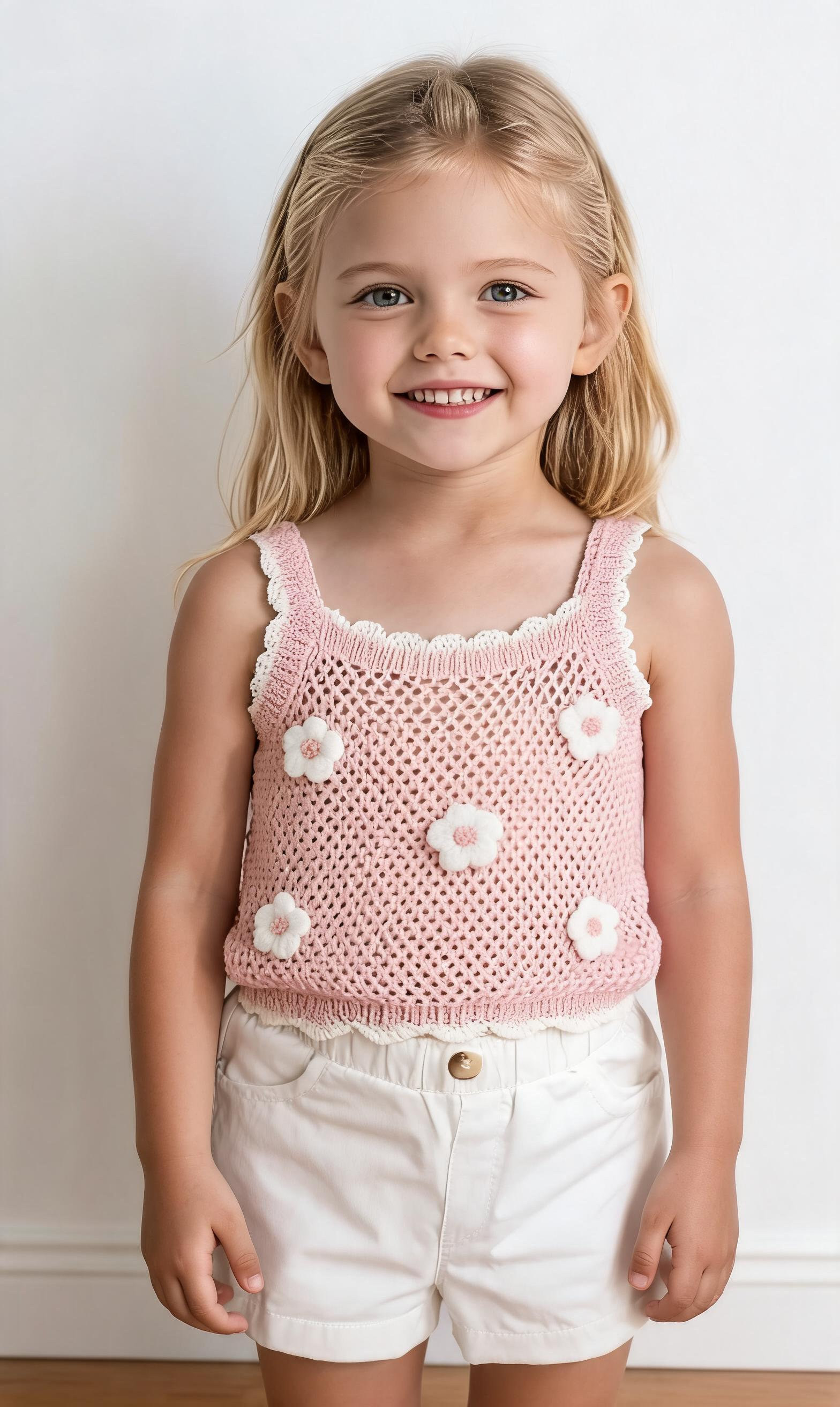 Completo FIOR DI MAGLIA 4-12 - ROSA