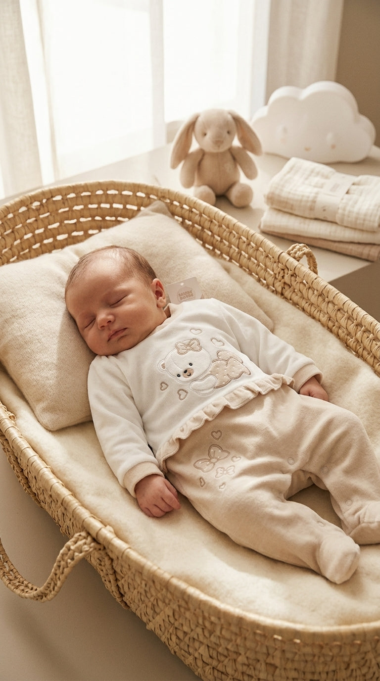 Tutina IN CINIGLIA ORSETTO 0-6M - BEIGE