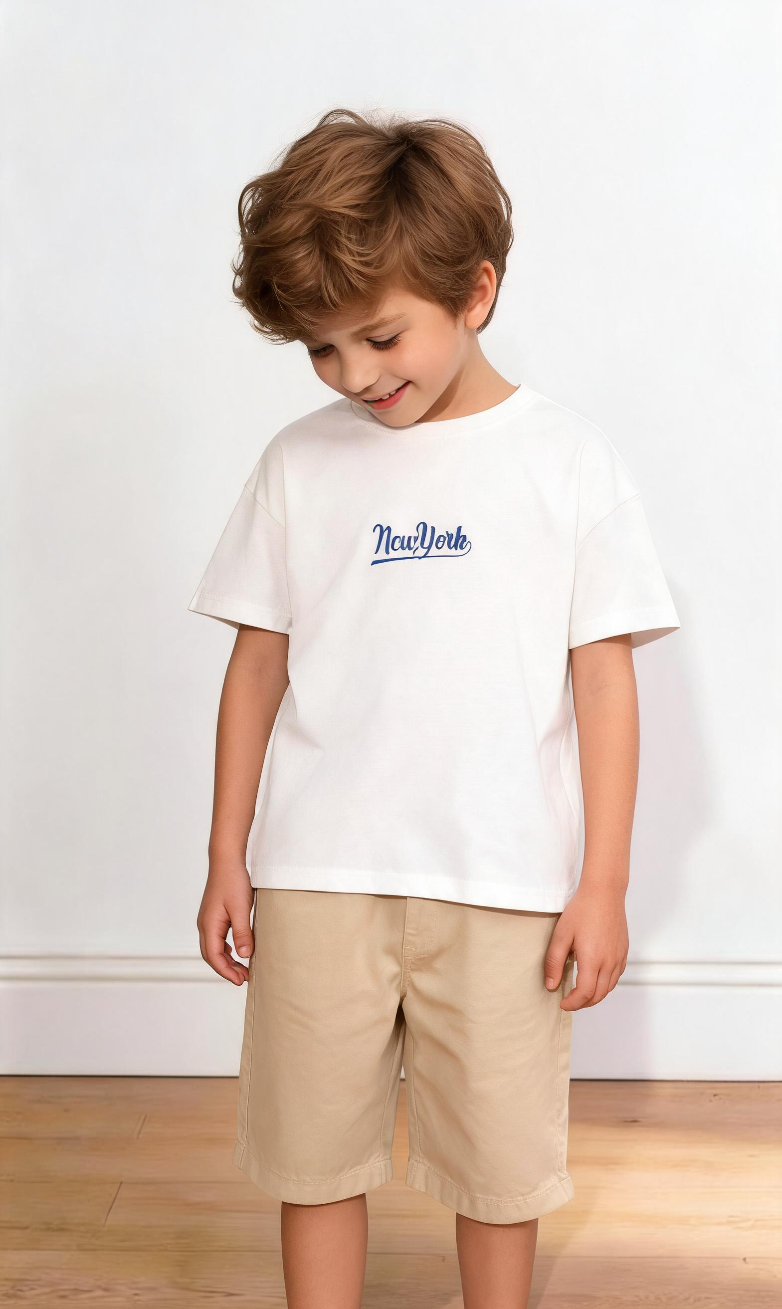 T-shirt NEW YORK 1987 - BIANCO