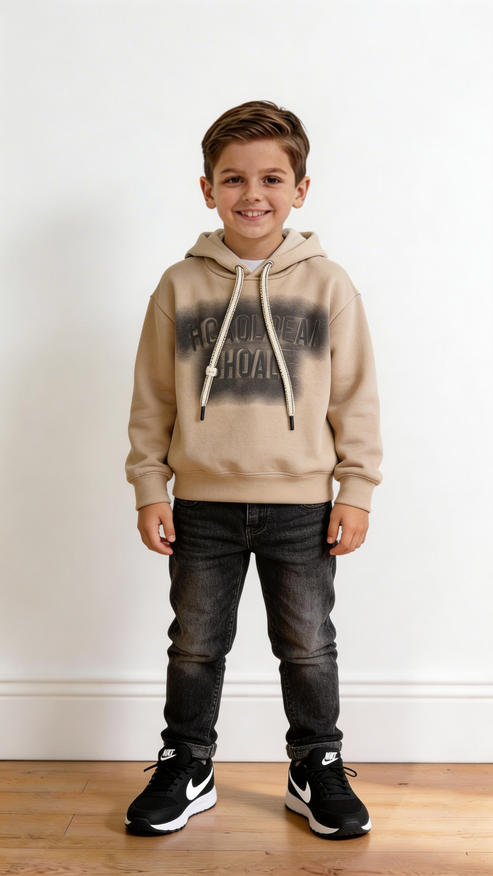 Jeans DRITTO WAXY 4-12A - GRIGIO