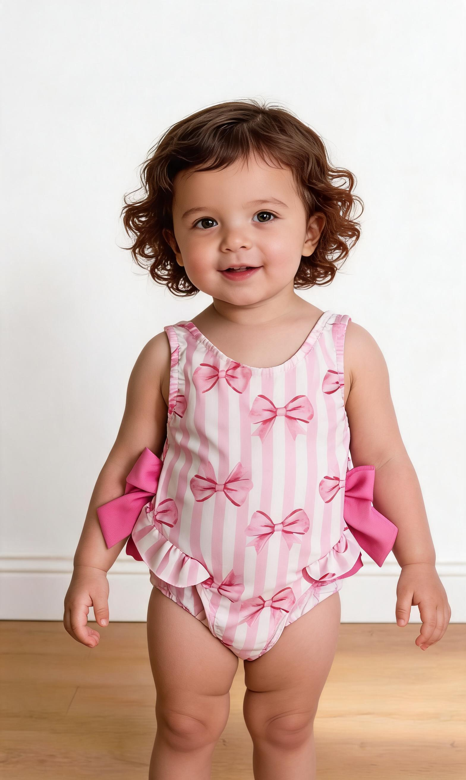 Costume INTERO CON BANDANA 2-12A - FUCSIA
