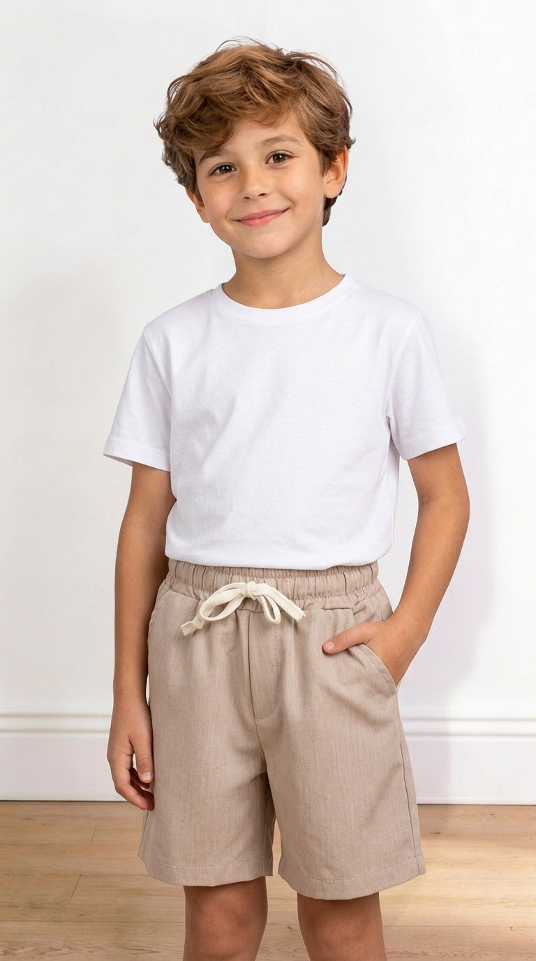 Pantaloncino DADDO 4-14A - BEIGE