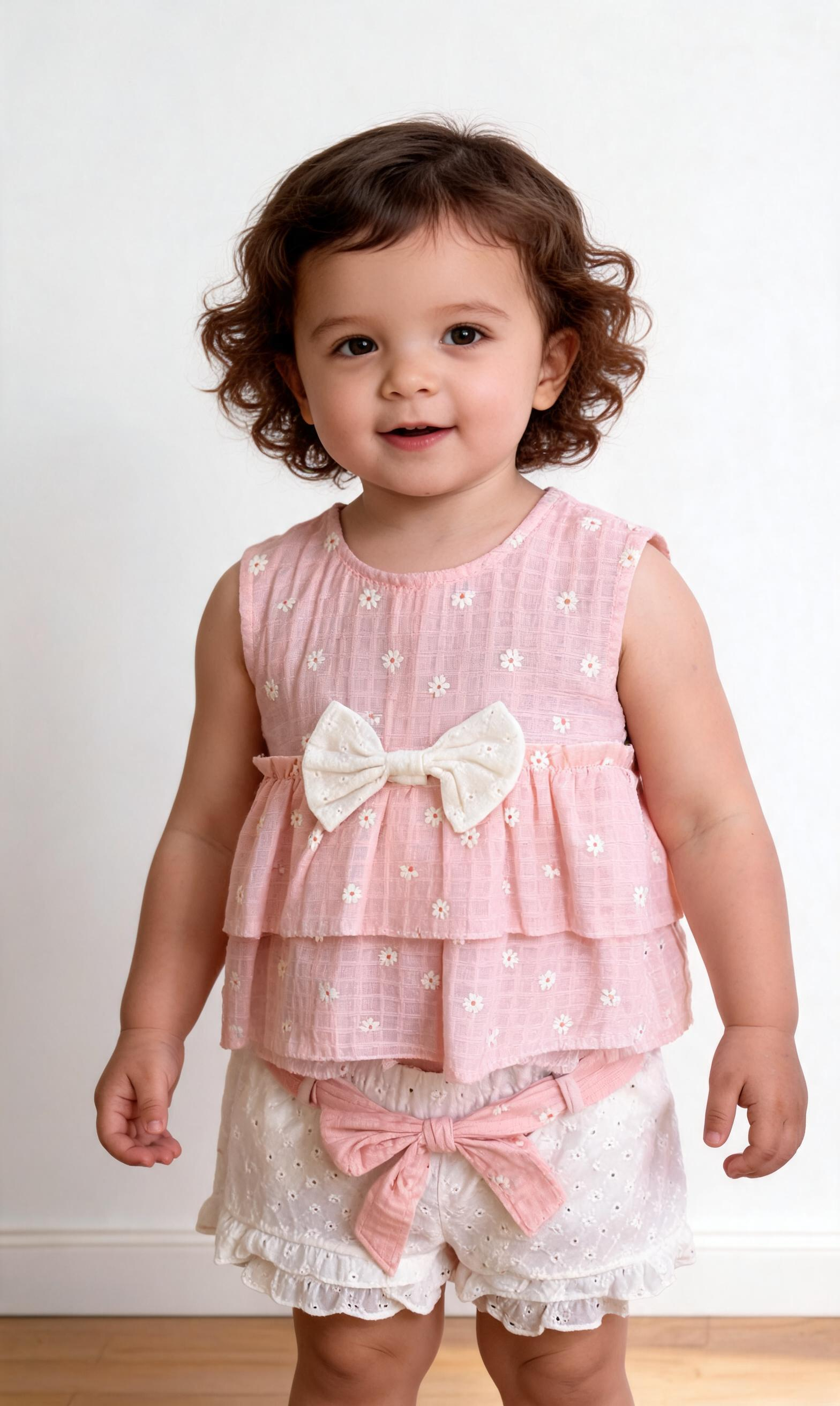 Completo 100 MARGHERITE 12-36M - ROSA