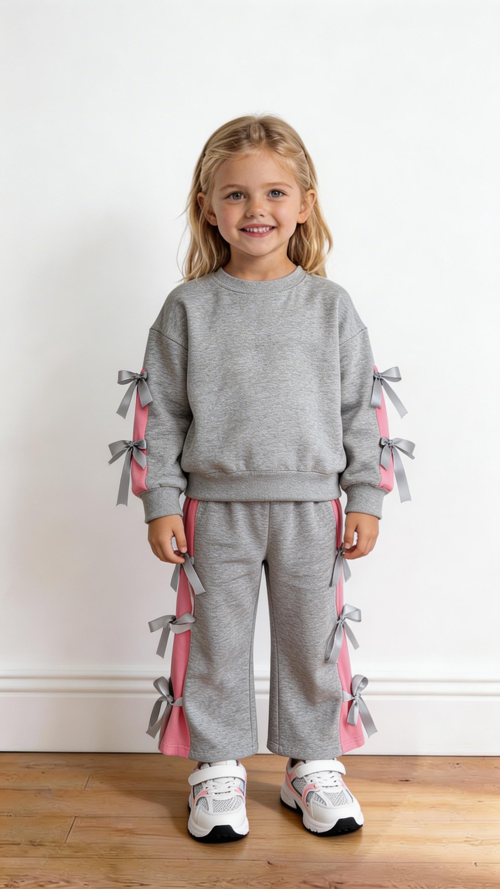 Tuta CON FIOCCHETTI 3-8A - GRIGIO
