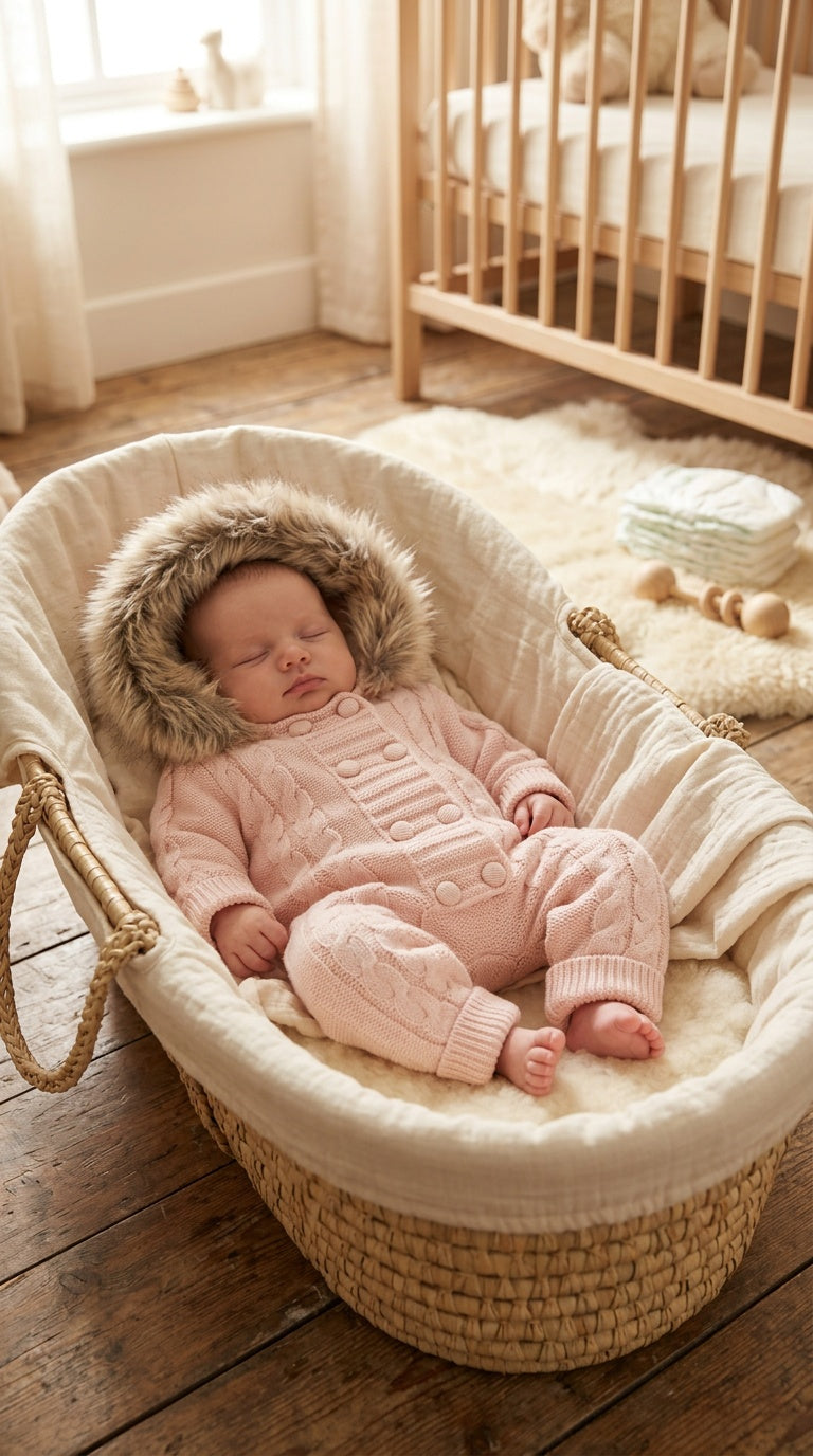 Tutina CON PELLICCIA NEONATA 3-18M - ROSA