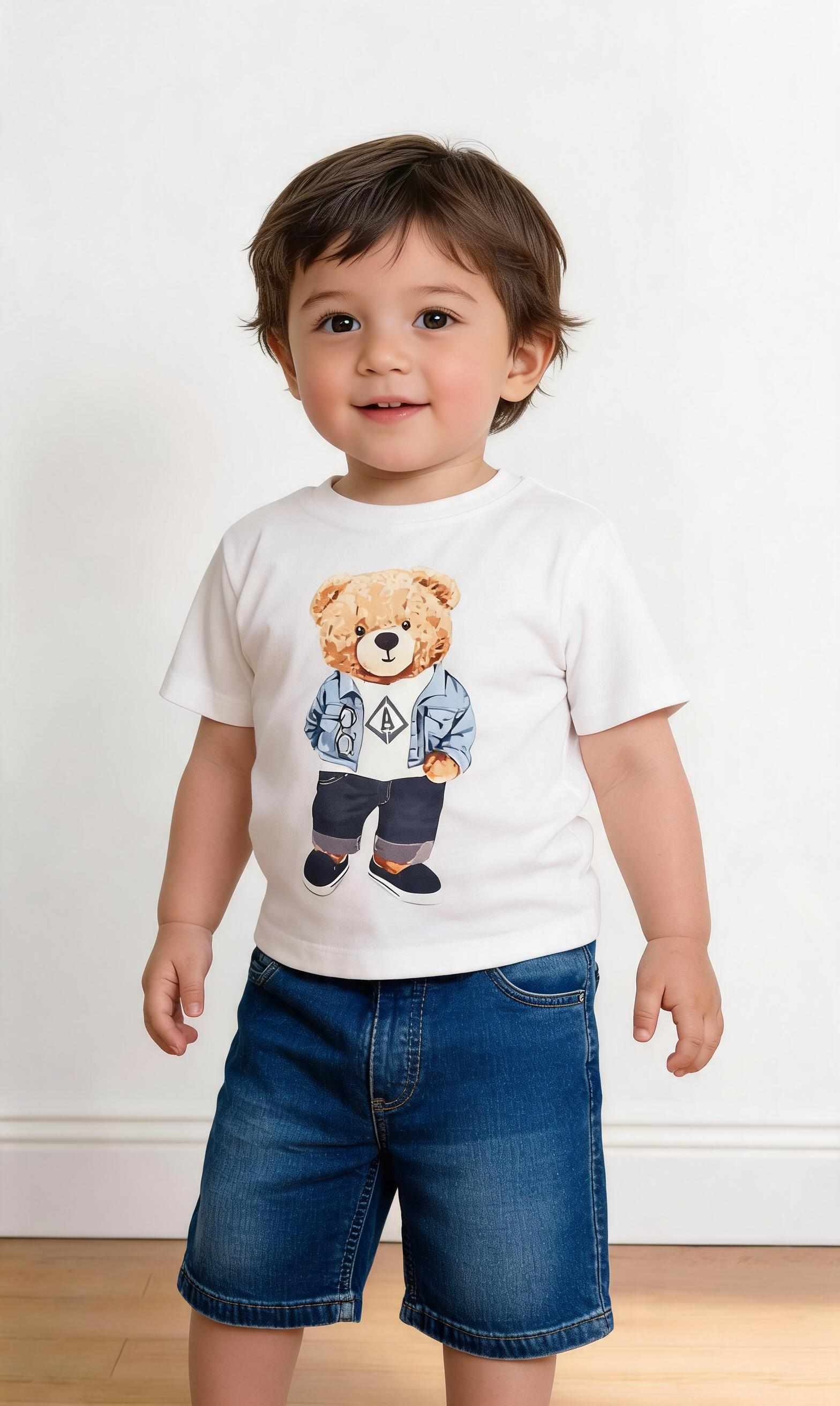 T-shirt ORSETTO A 12-36m - BIANCO