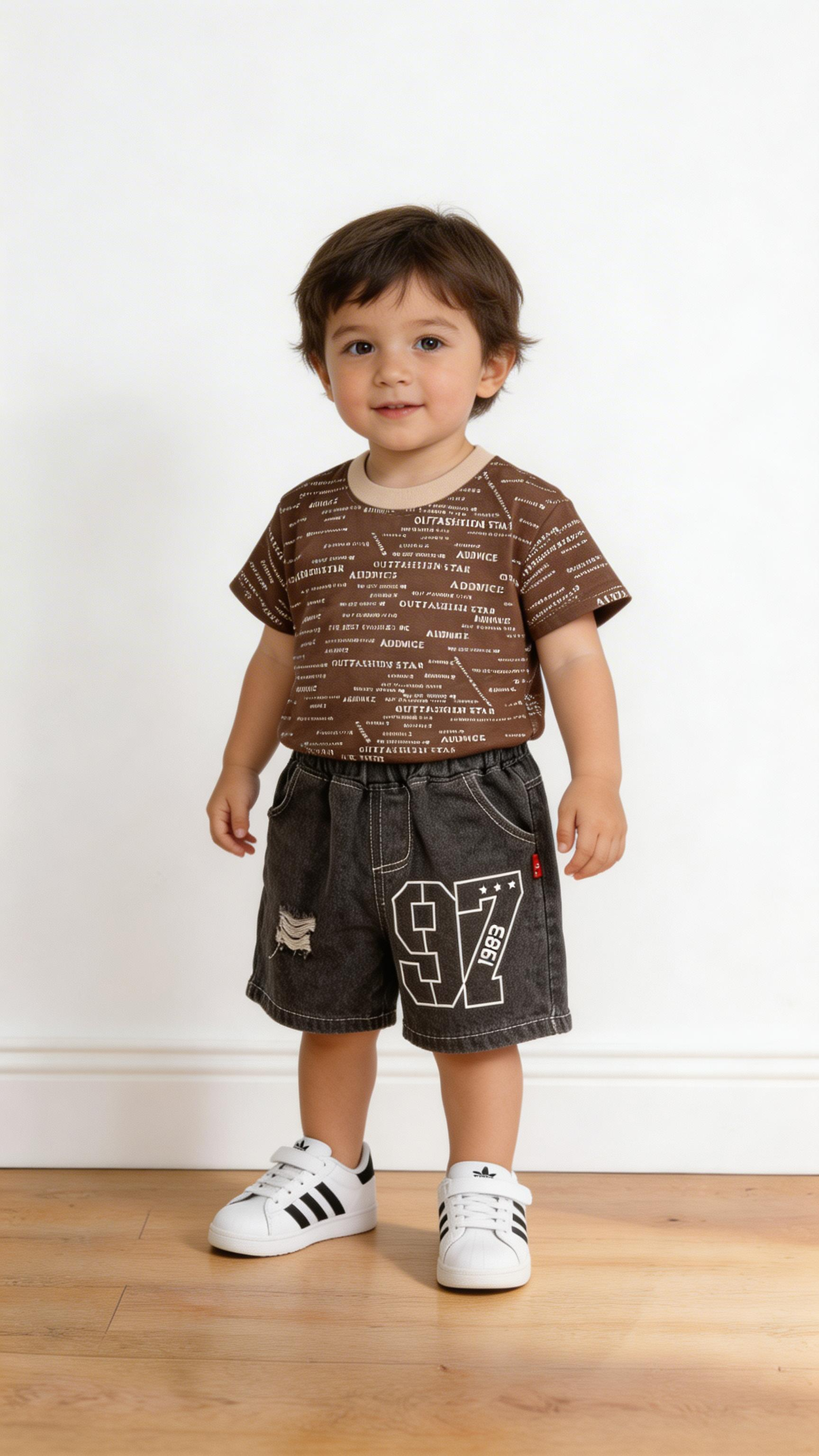 Completo OUTFASHION 3-8A - MARRONE