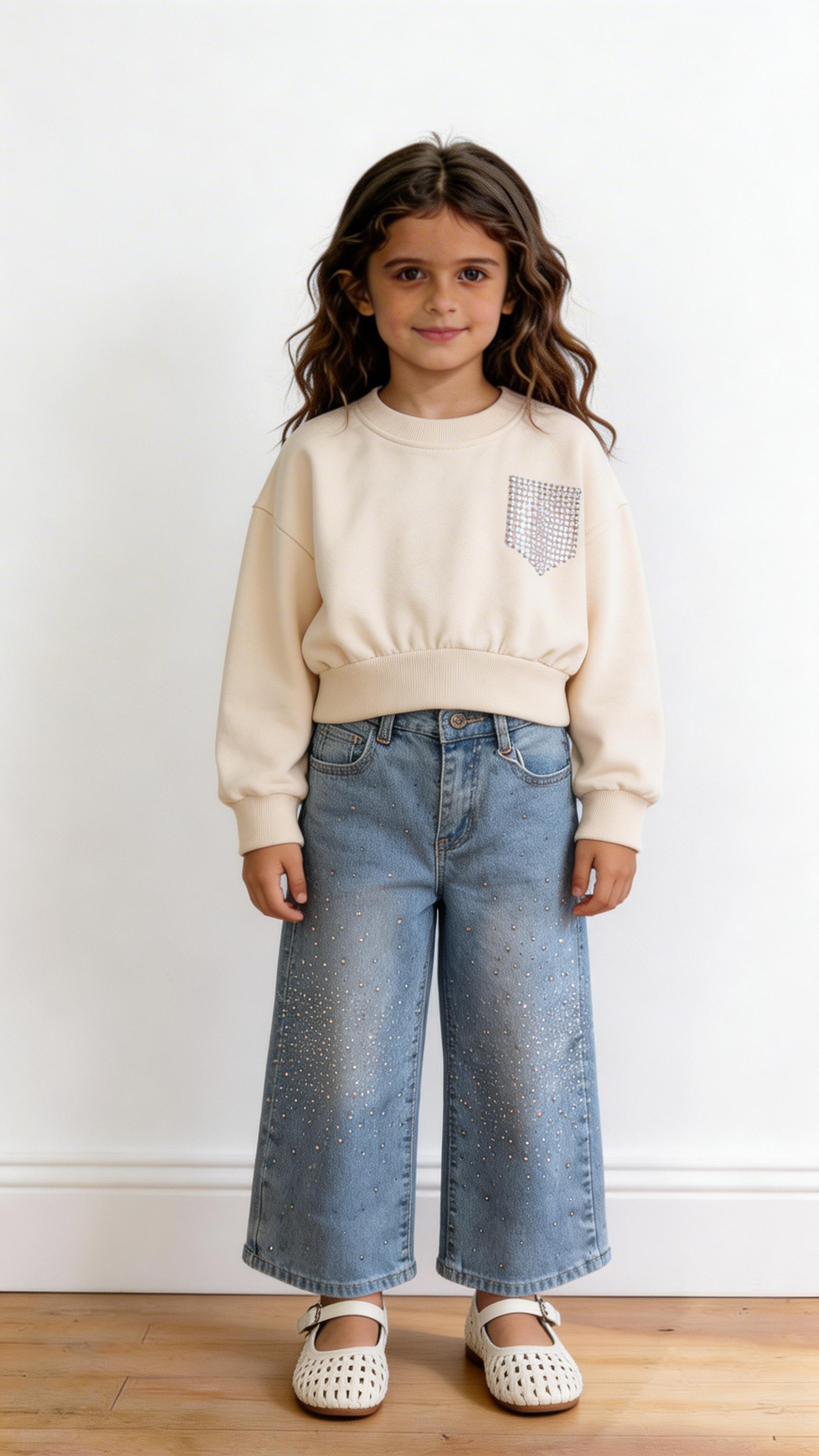 Jeans PALAZZO BRILL 4-14 - JEANS