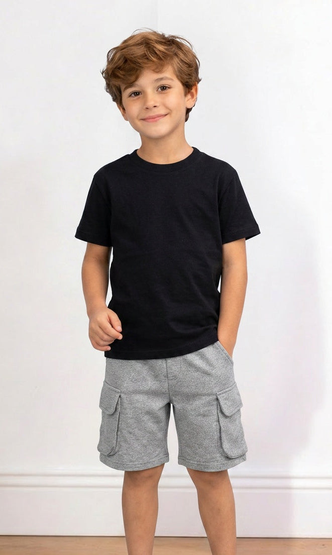 Pantaloncino CARGO 4-12A - GRIGIO