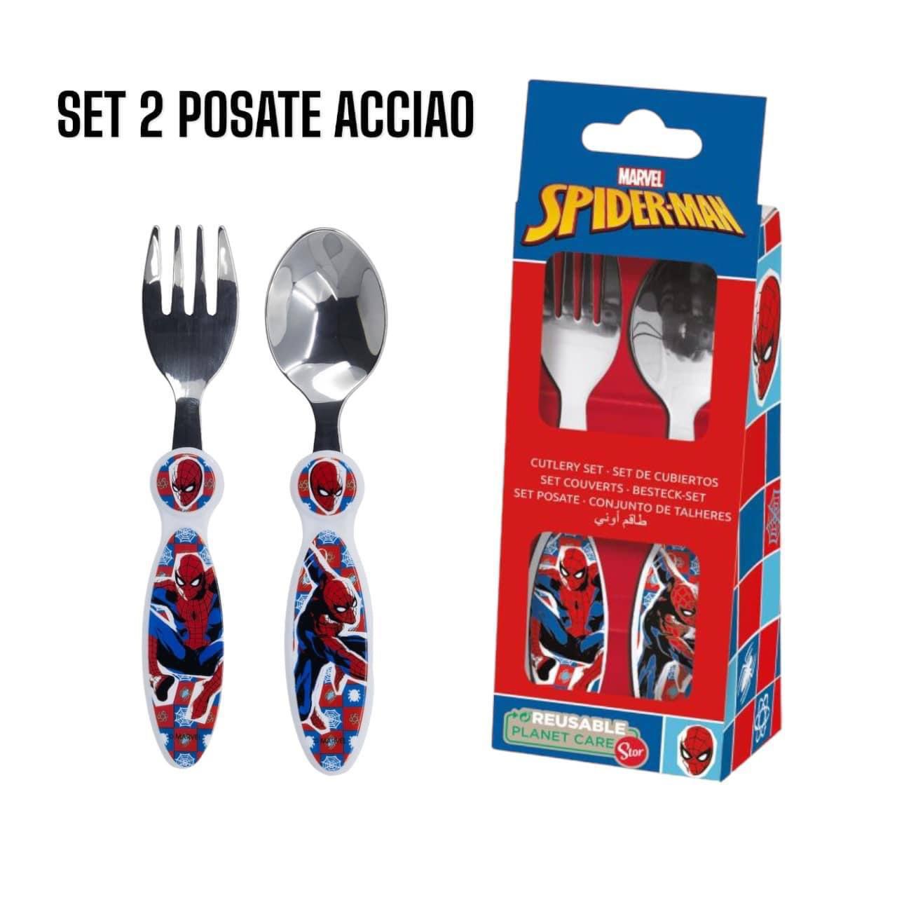 Set POSATE ACCIAIO - CELESTE