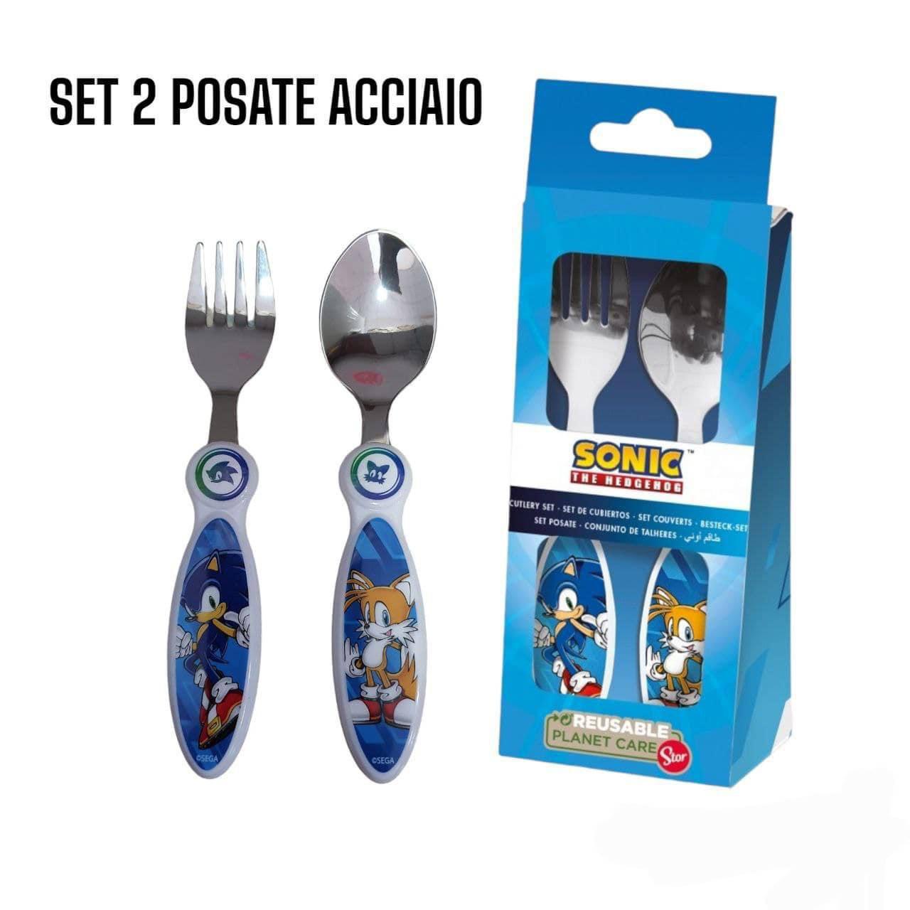 Set POSATE ACCIAIO - BLU