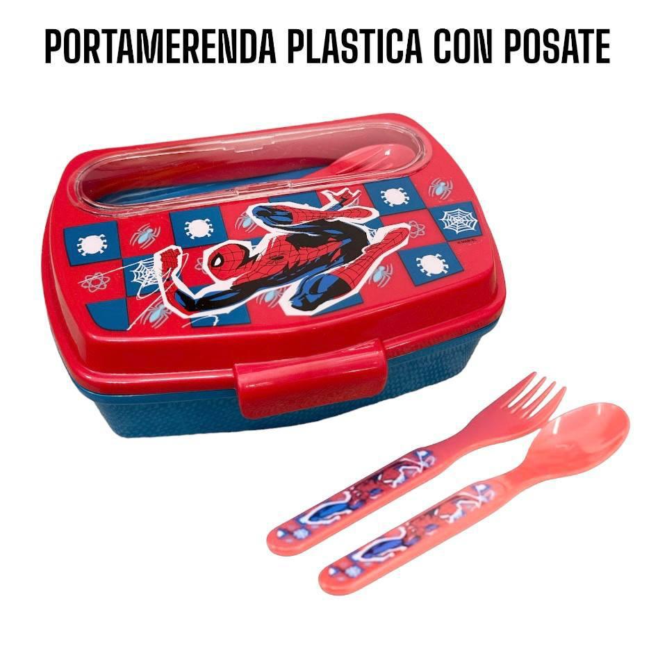Porta MERENDA + POSATE - AZZURRO