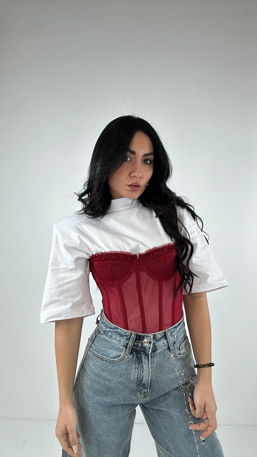 Corsetto ANNA - BORDEAUX