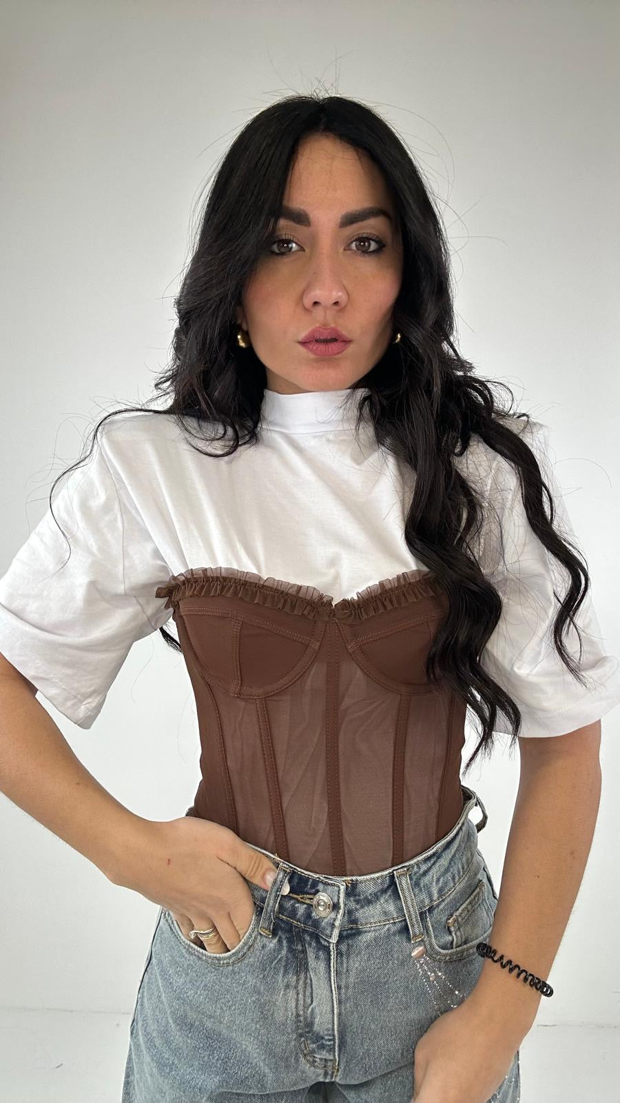 Corsetto ANNA - MARRONE