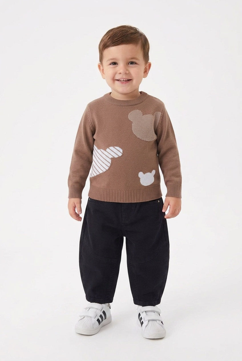 Pull ORSO BRUM 12-36M - MARRONE