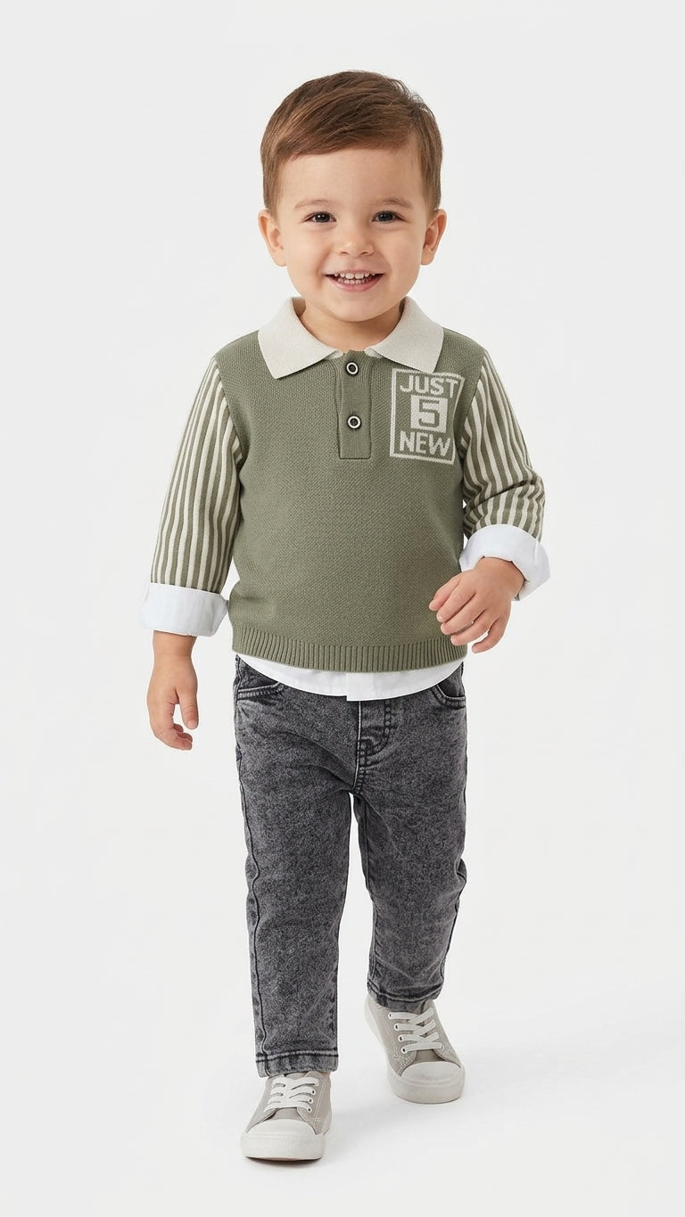 Completo JUST NEW 6-24M - VERDE