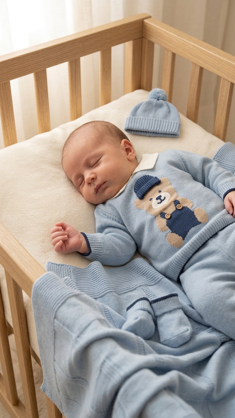 Set STELLA E PUPI 1-3M - AZZURRO