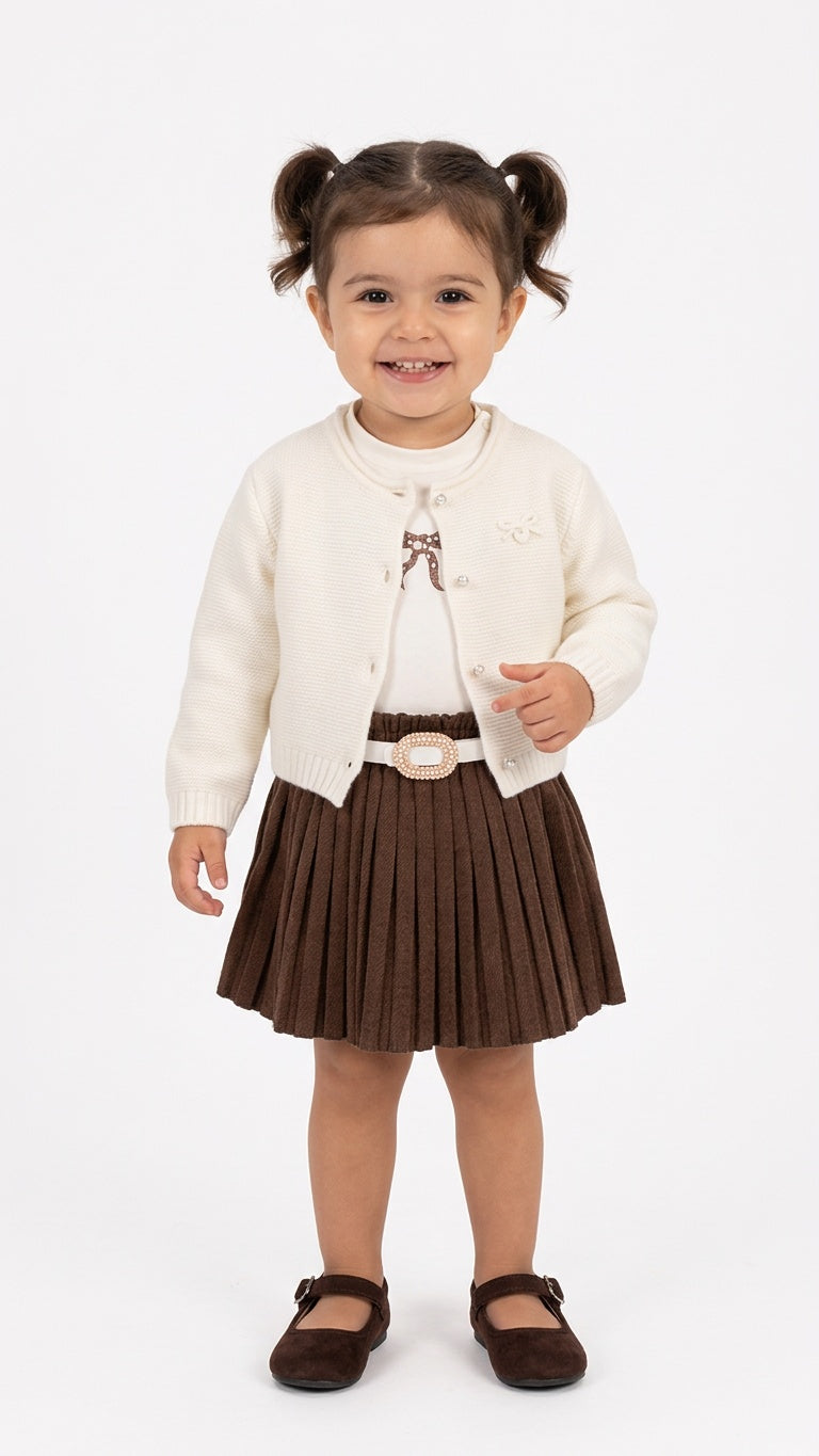 Completo 3PZ FRANCI 12-36M - BIANCO