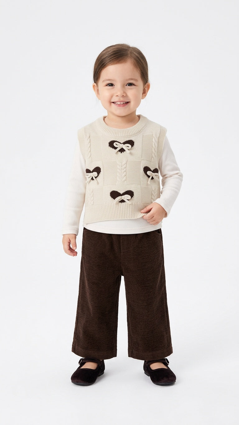 Completo 3 pz CON GILET FIOCCHI 1-5A - PANNA