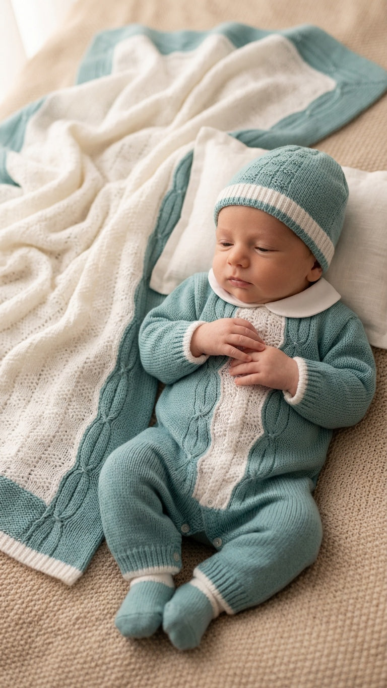 Set 3PZ TUTINA+COPER+CAPPELLO - VERDE