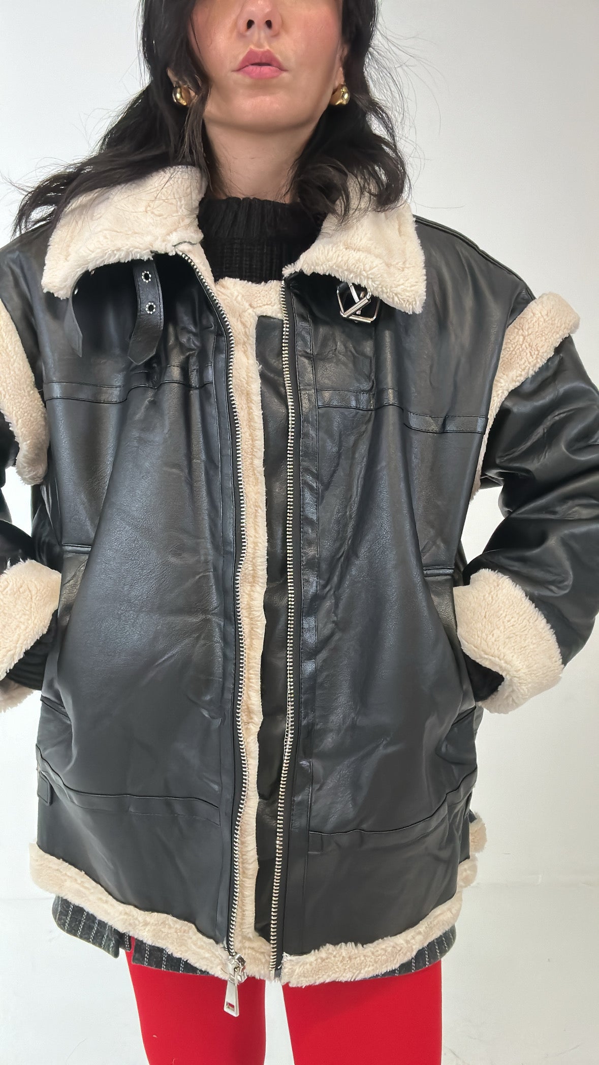 Ecomontone OVER BLANC - NERO