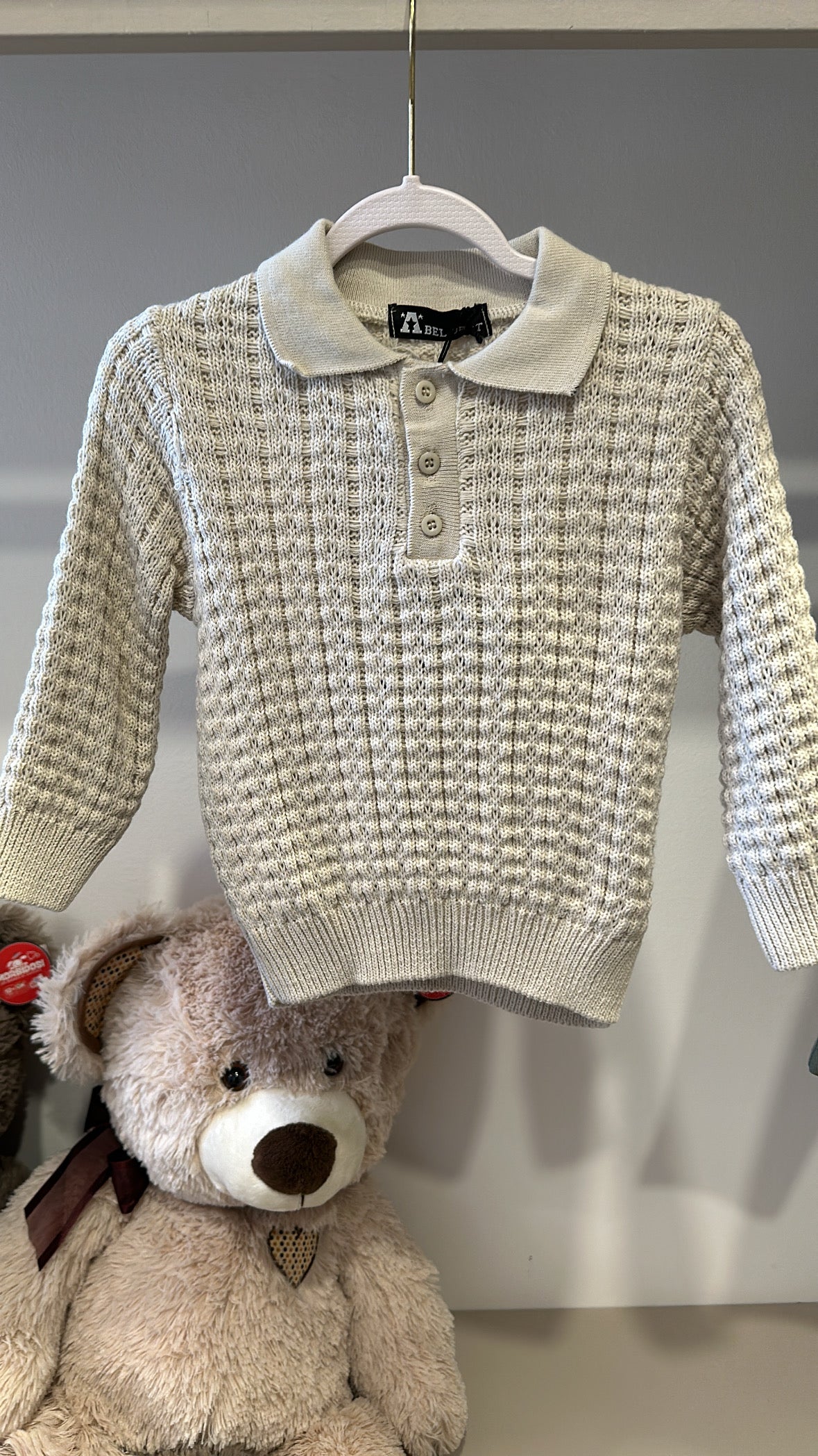 Polo IN MAGLIA 12-36M - BEIGE