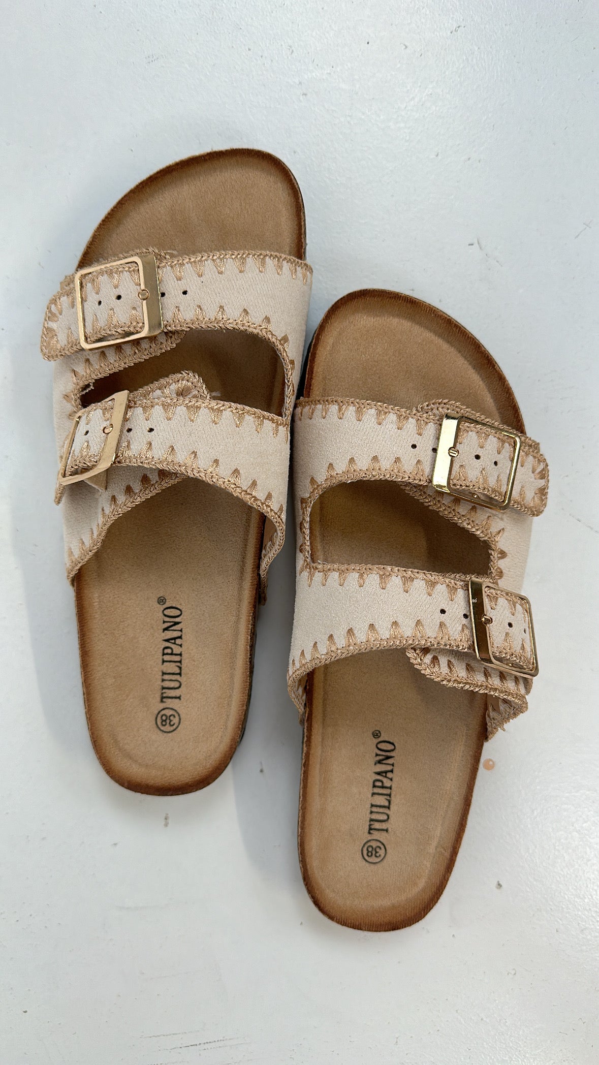 Ciabatta IMPUNTURA - BEIGE