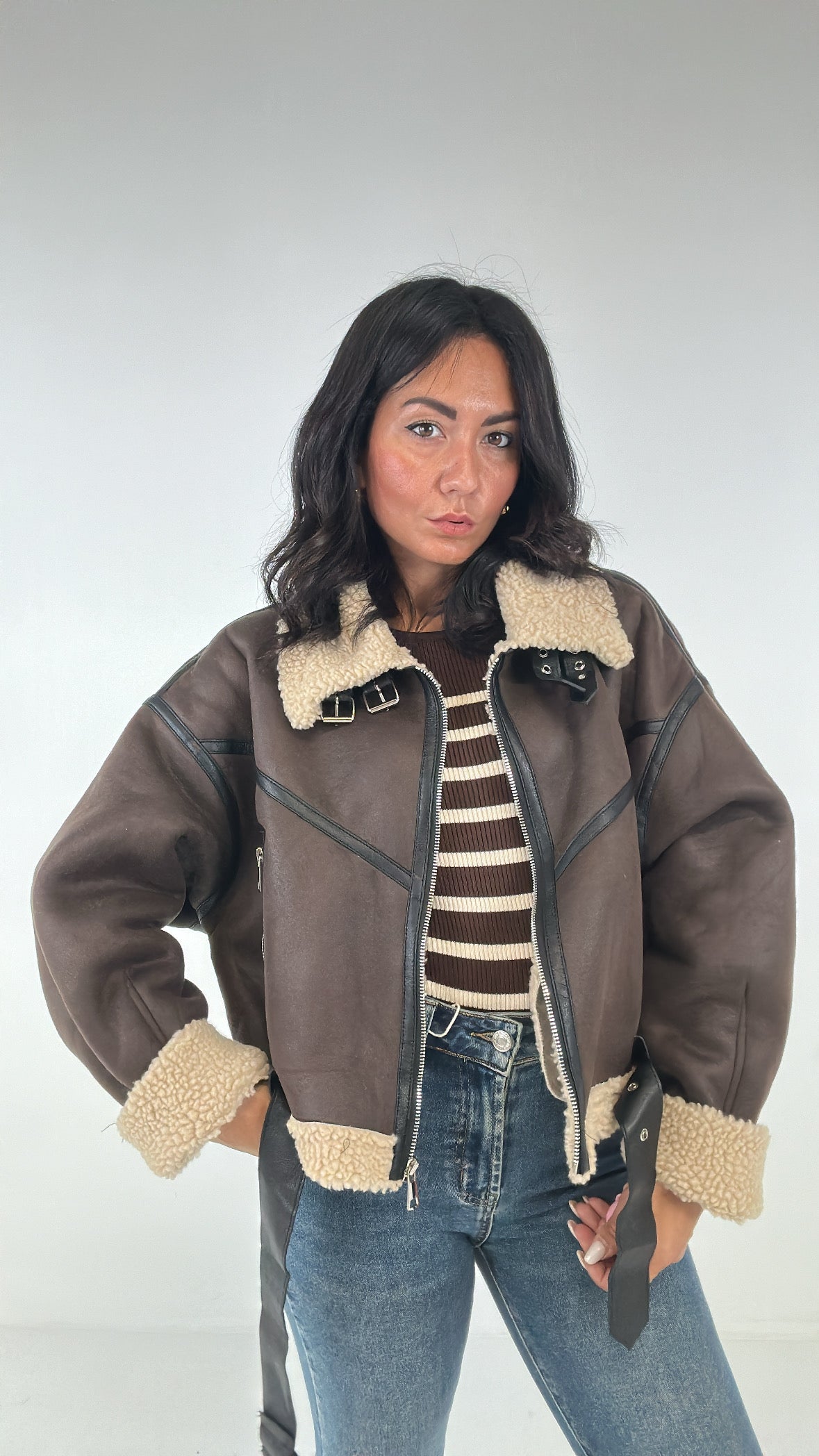 Ecomontone BICOLOR - MARRONE
