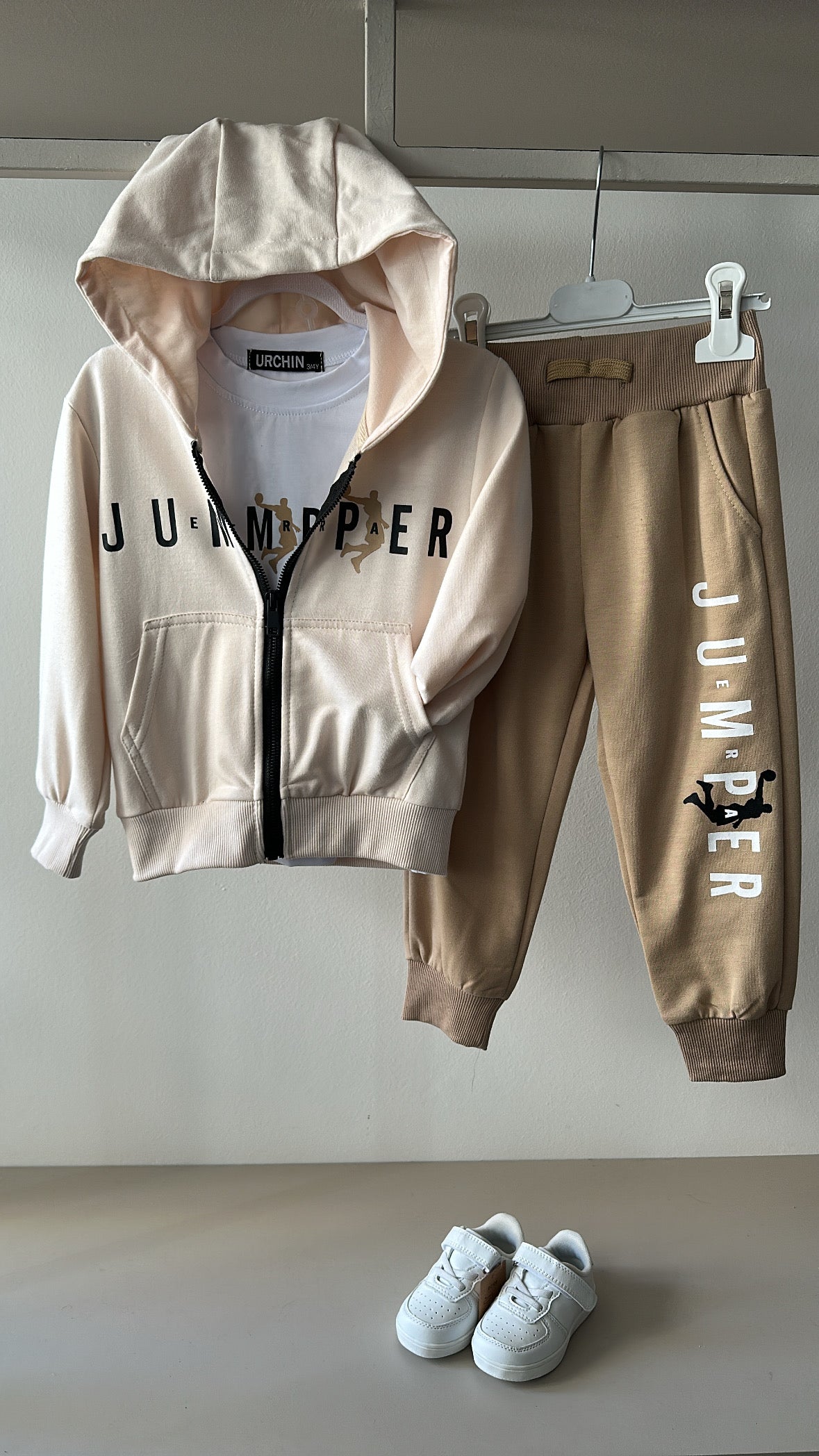 Tuta 3PZ JUMPER 3-8A - BEIGE