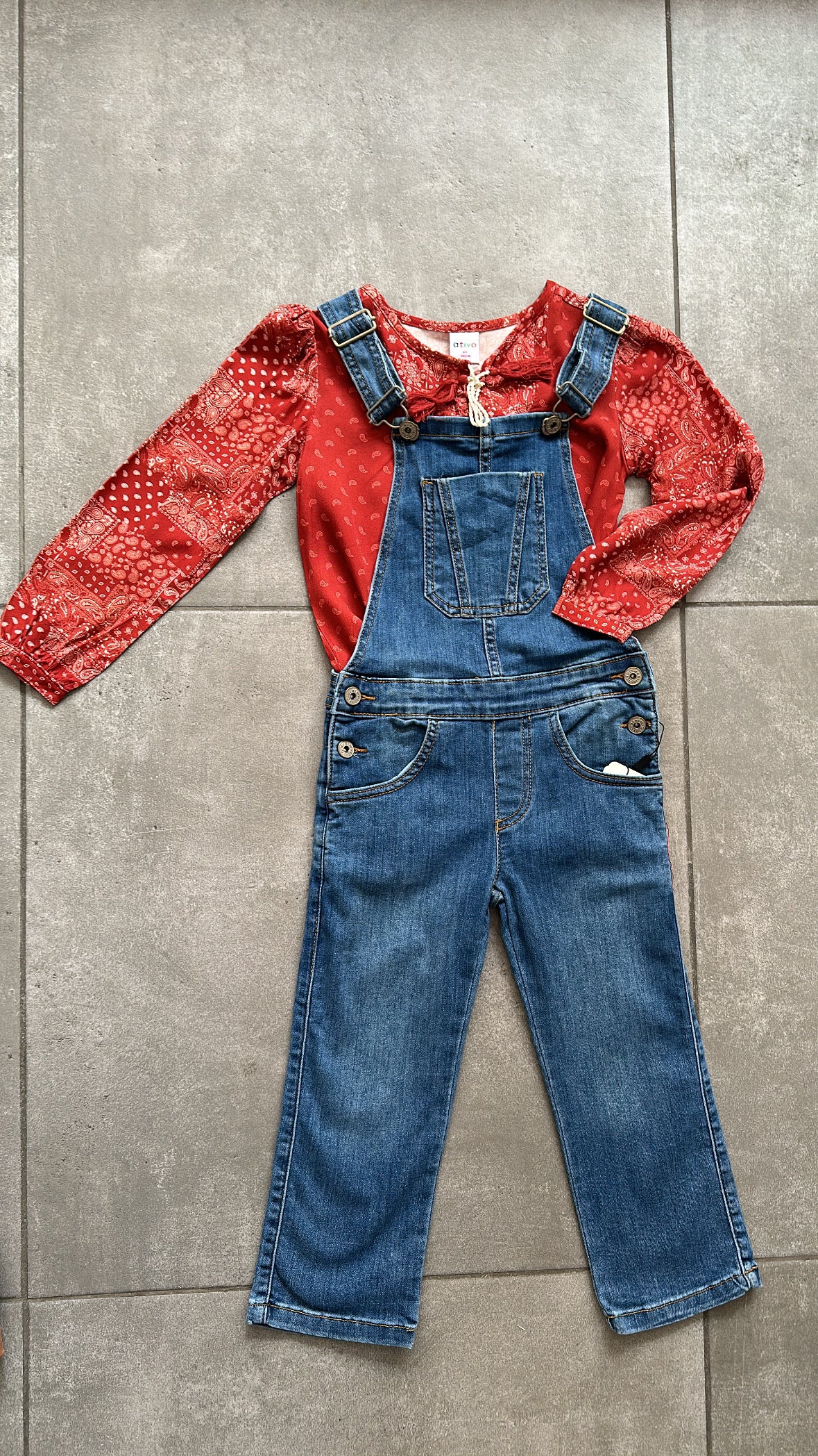 SALOPETTE 4-14A - JEANS