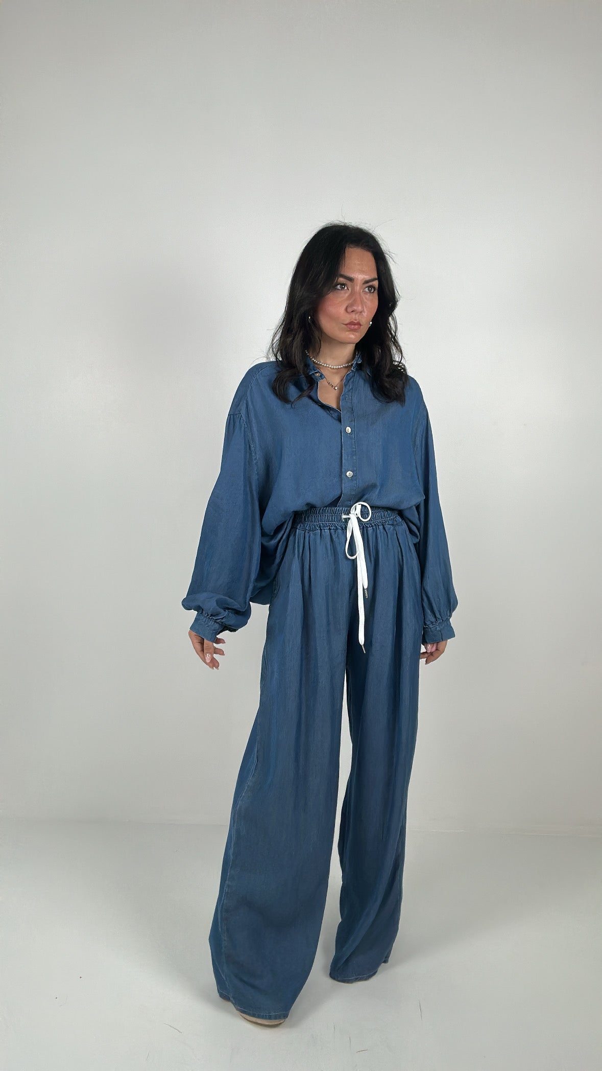 Camicia JEANS LEGGERO - JEANS SCURO