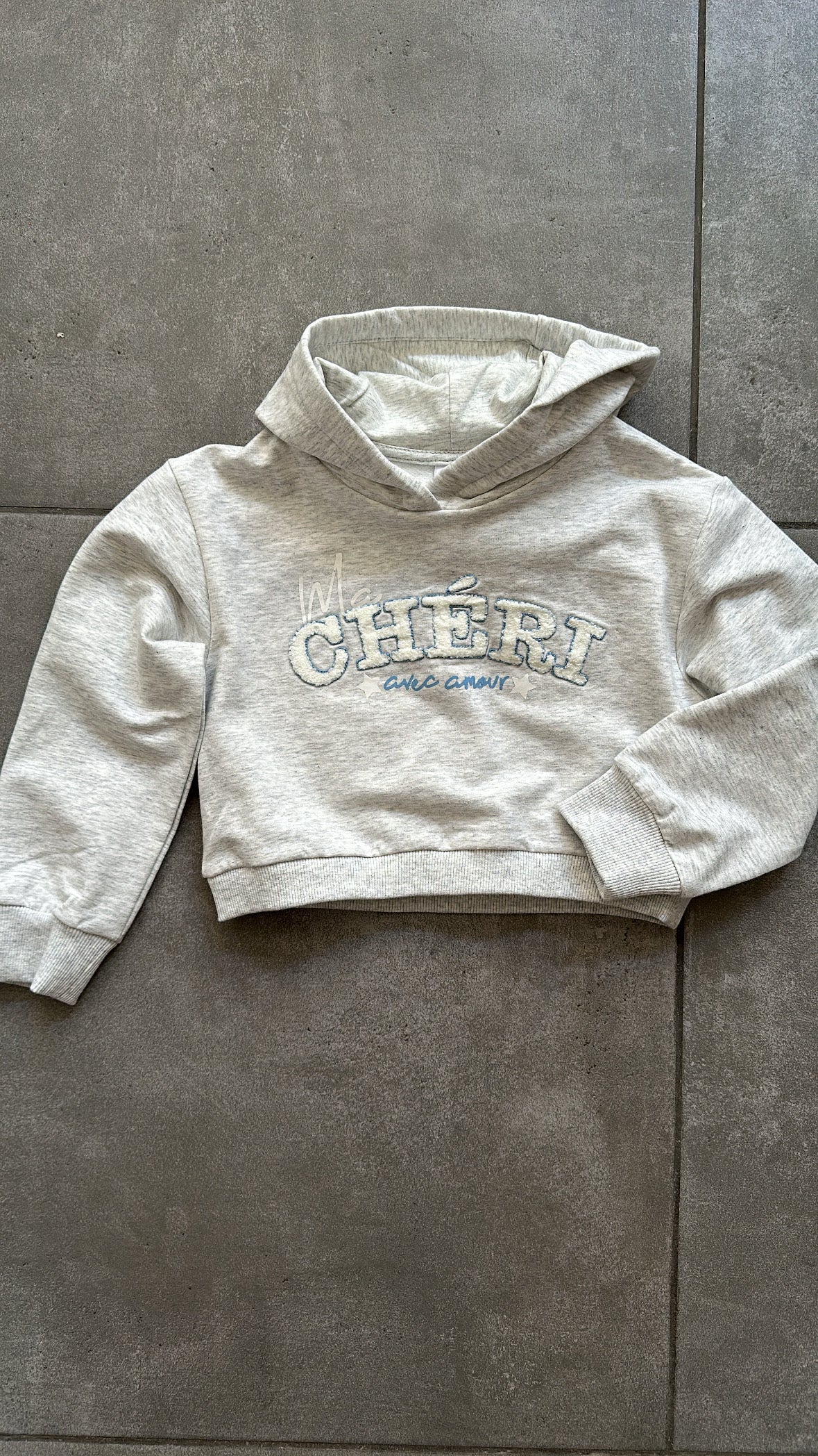Felpa CHERI 4-14A - GRIGIO CHIARO