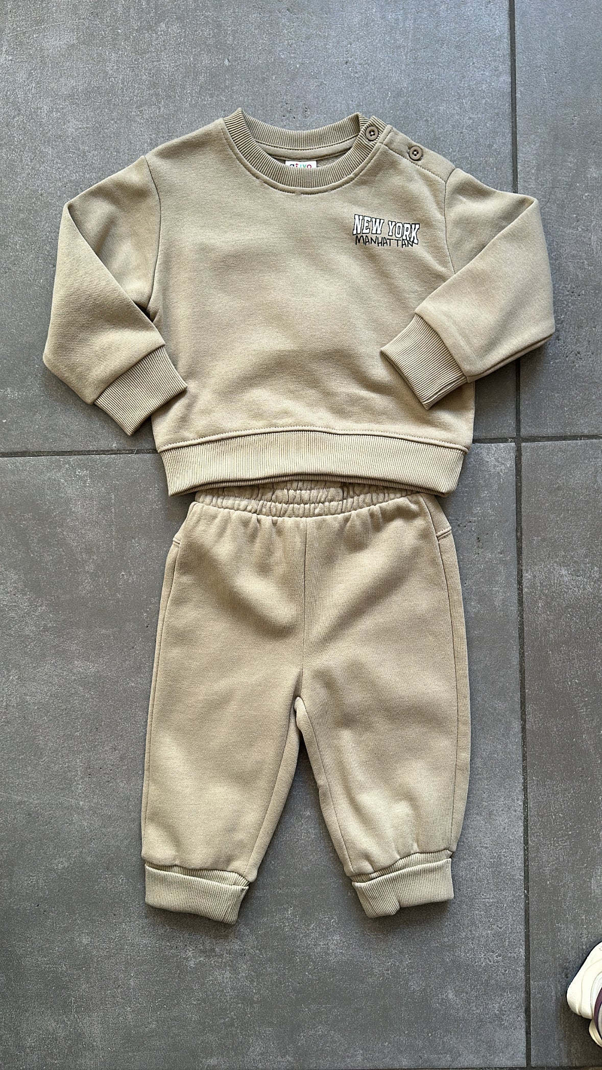 Tuta NEW YORK 6-36M - BEIGE
