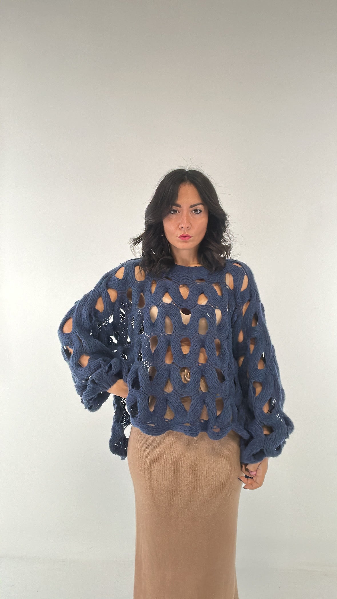 Pull MEGA TRAFORO - BLU