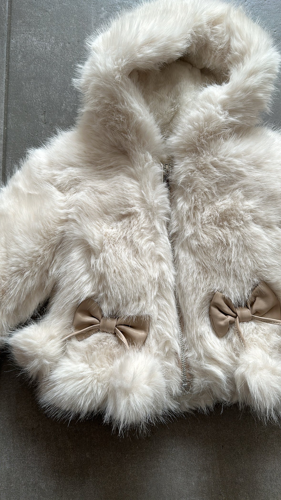 Ecopelliccia CON FIOCCHI 1-5A - BIANCO