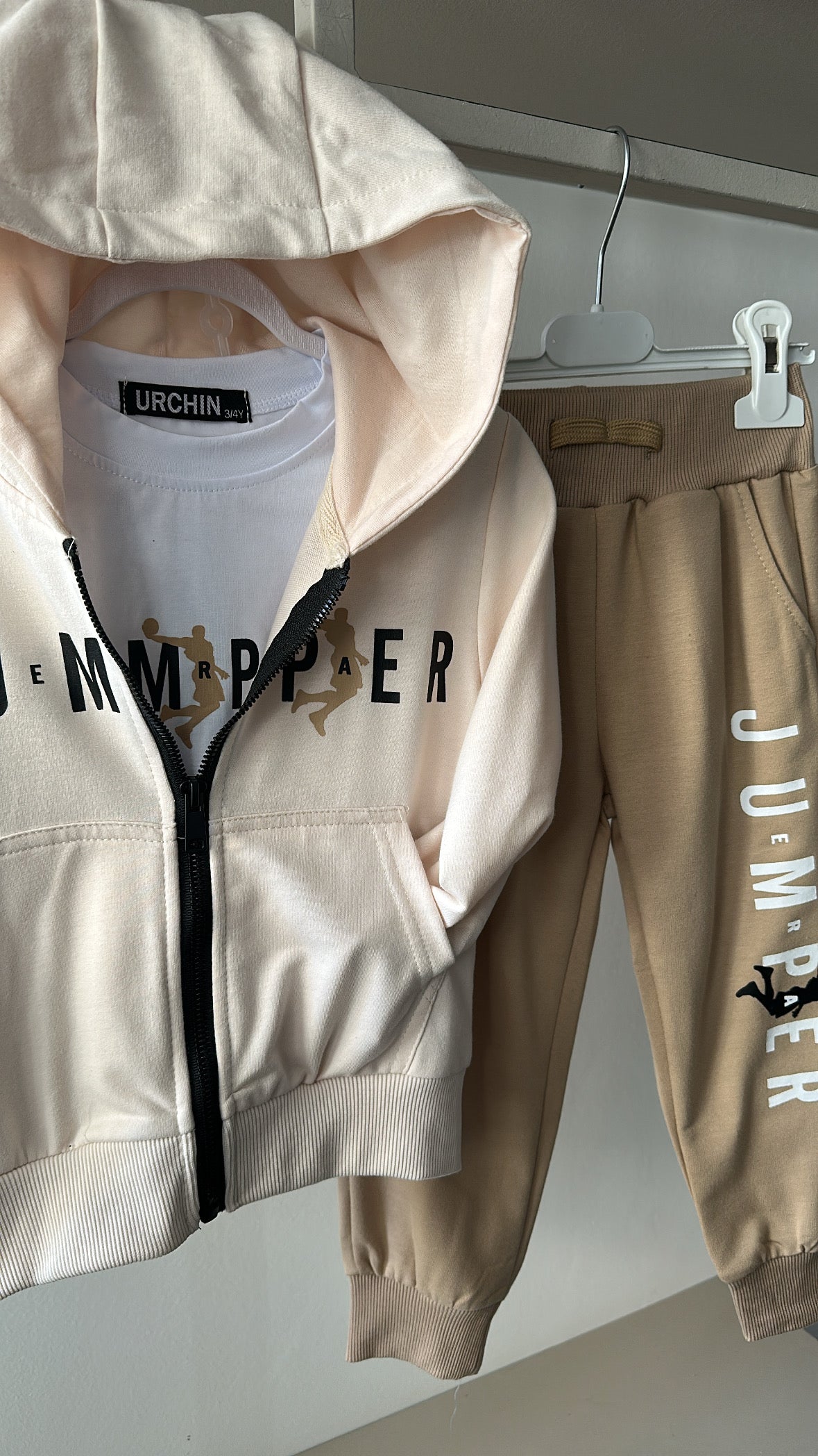 Tuta 3PZ JUMPER 3-8A - BEIGE