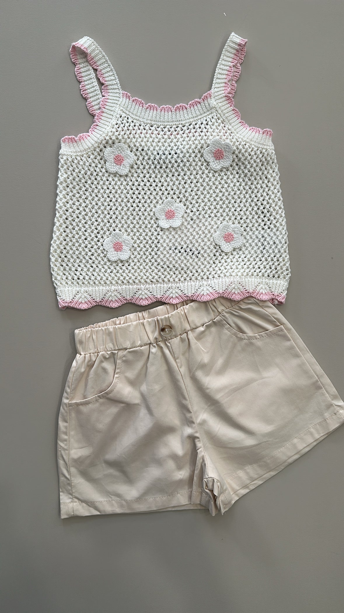 Completo FIOR DI MAGLIA 4-12 - BIANCO