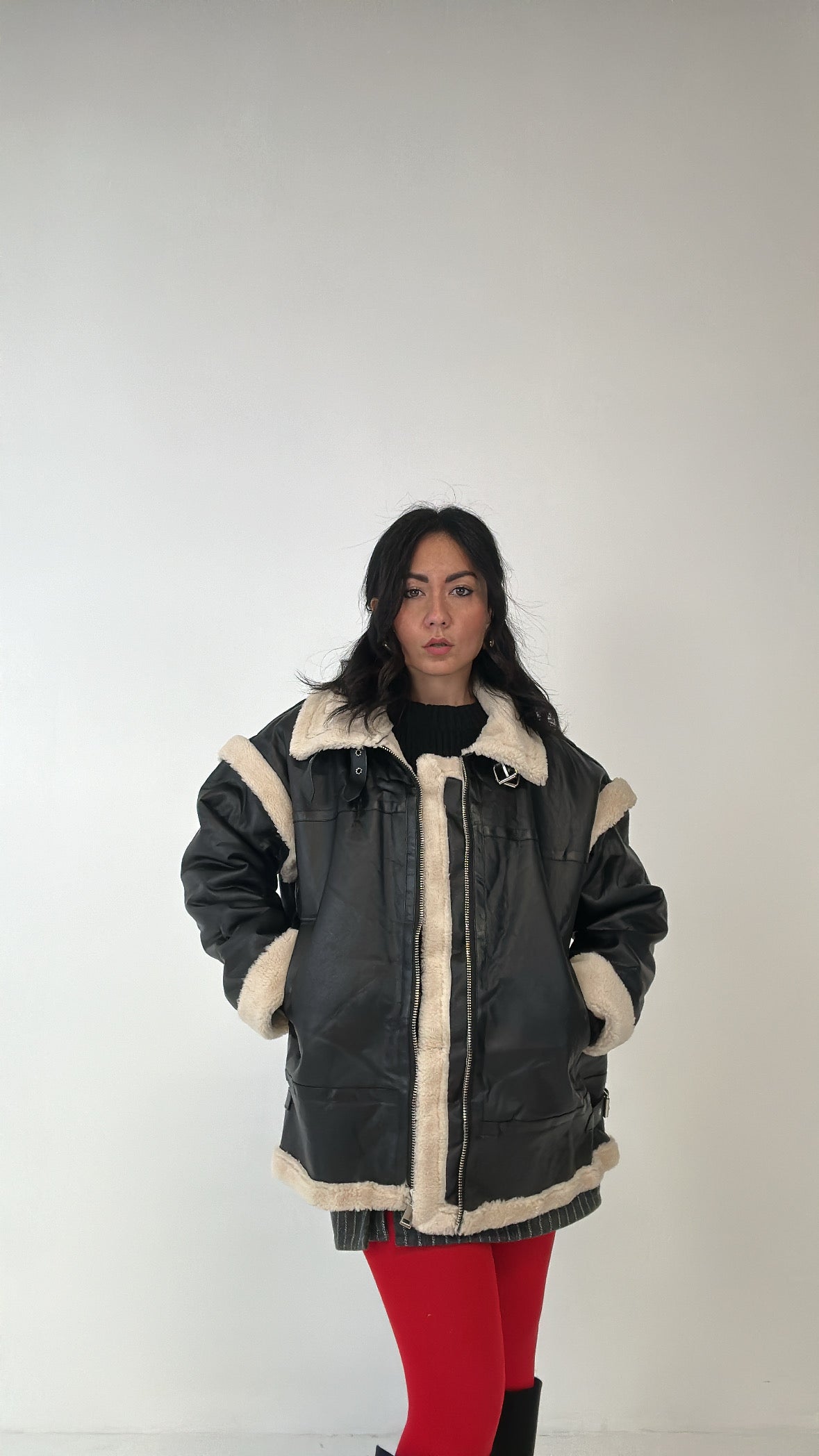 Ecomontone OVER BLANC - NERO