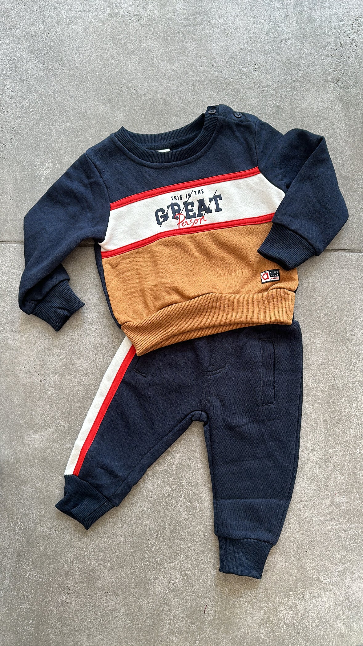 Tuta GREAT 6-36M - BLU